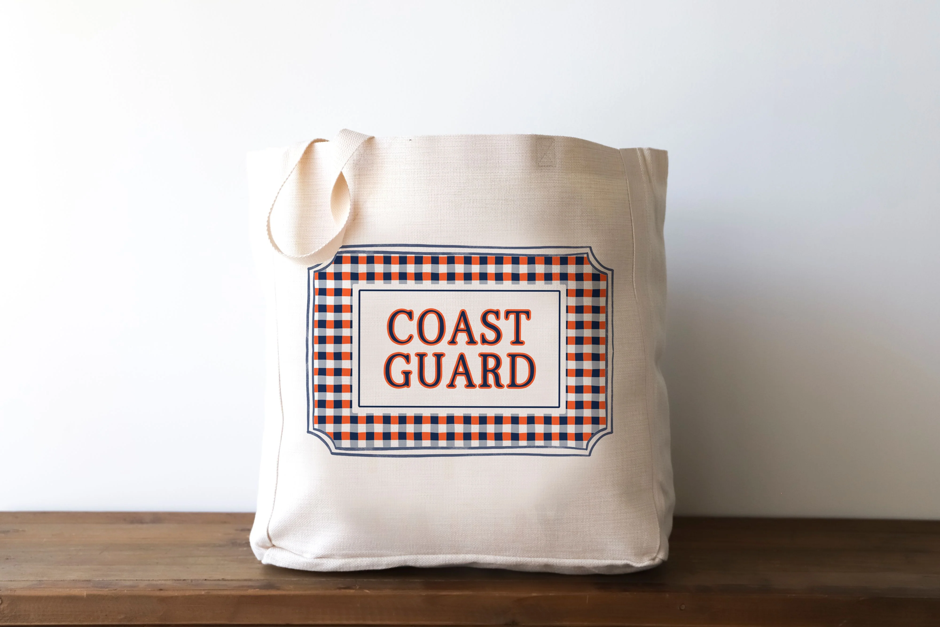 Little Birdie Coast Guard Triple Gingham Tote Handbag