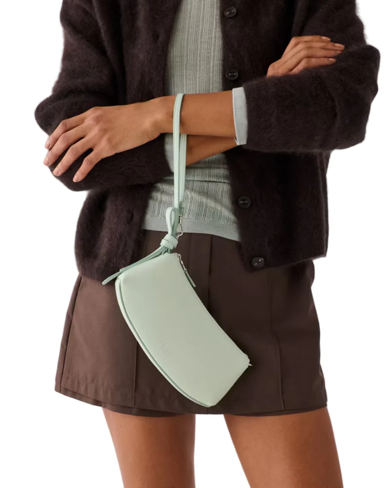 Kate Spade Loop Leather Pouchette Shoulder Handbag - Image 5