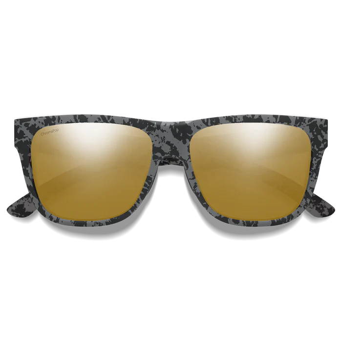 Smith Lowdown 2 Matte Gray Marble Frame - ChromaPop Polarized Bronze Mirror Lens - Polarized Sunglasses - Image 2