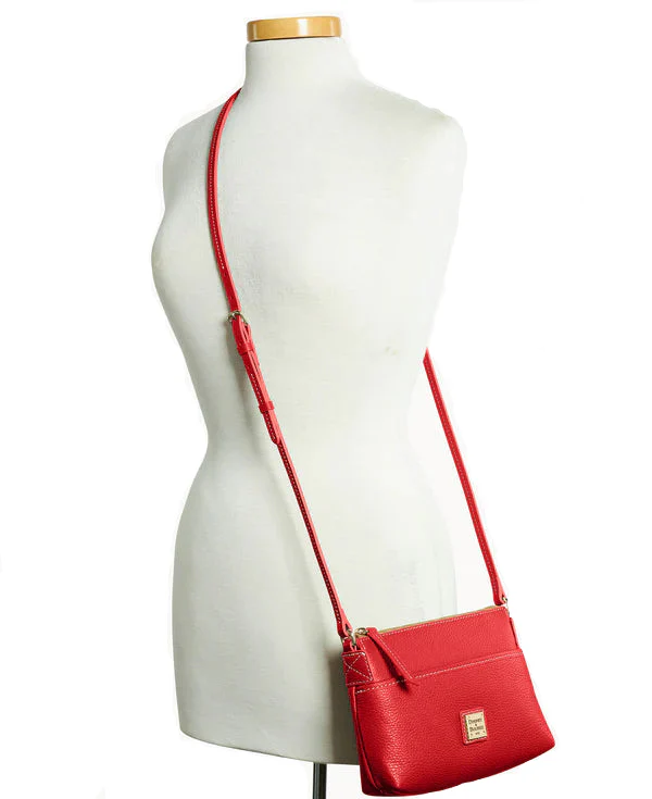 Dooney & Bourke Lucca Leather Ginger Crossbody Handbag - Image 4