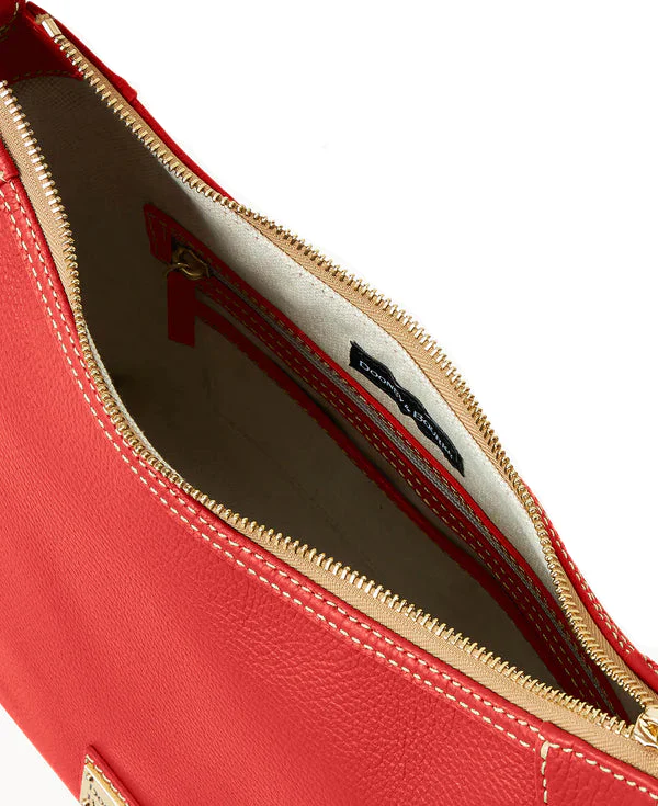Dooney & Bourke Lucca Leather Hobo Handbag - Image 3