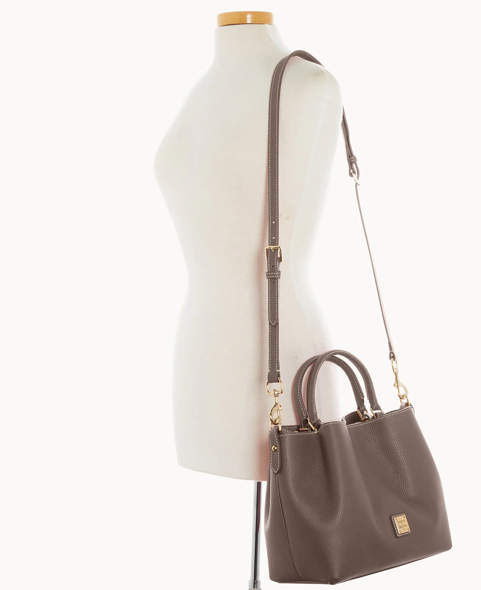 Dooney & Bourke Lucca Leather Barlow Shoulder Handbag - Image 4