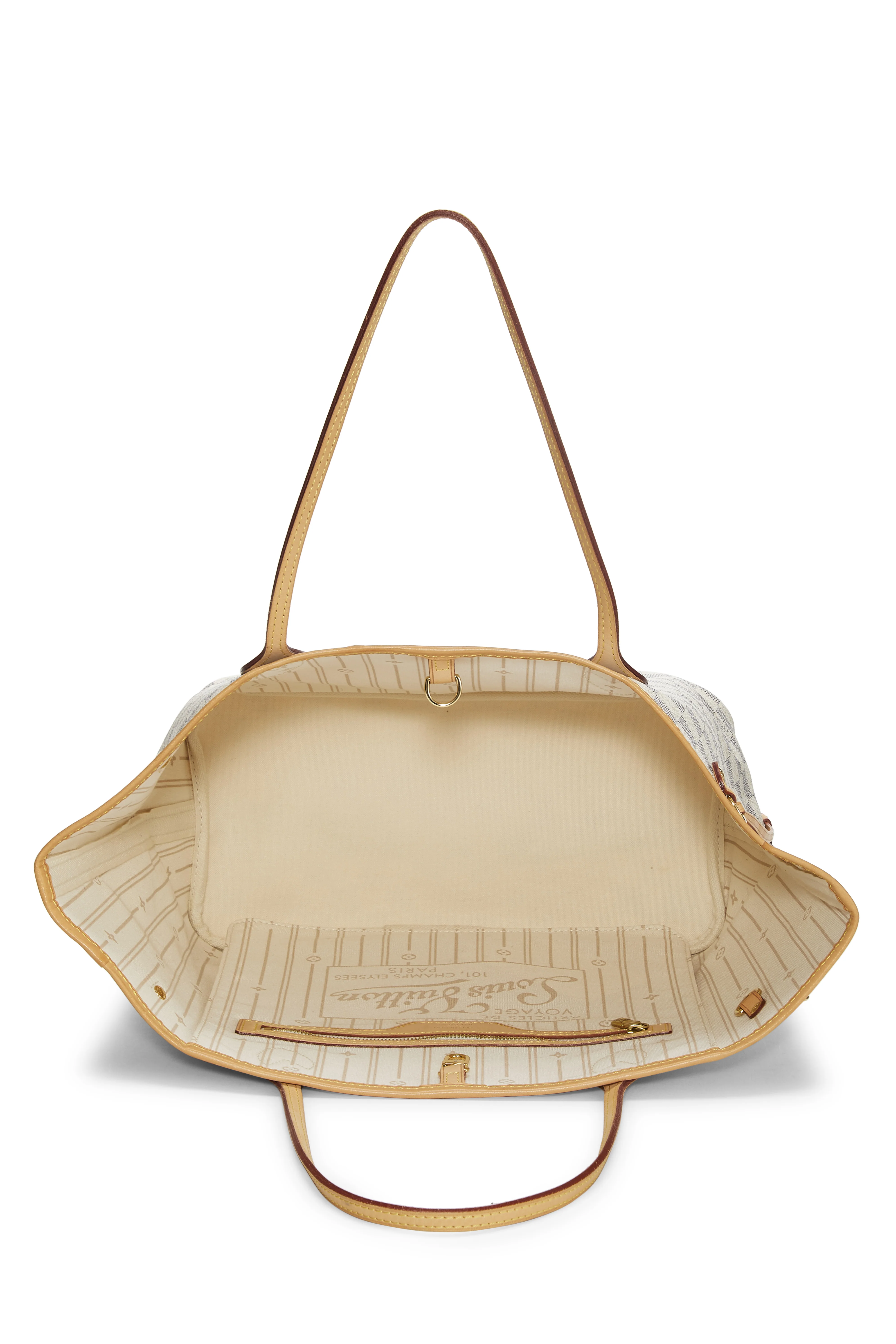 Louis Vuitton Damier Azur Neverfull MM Tote Handbag - Image 5