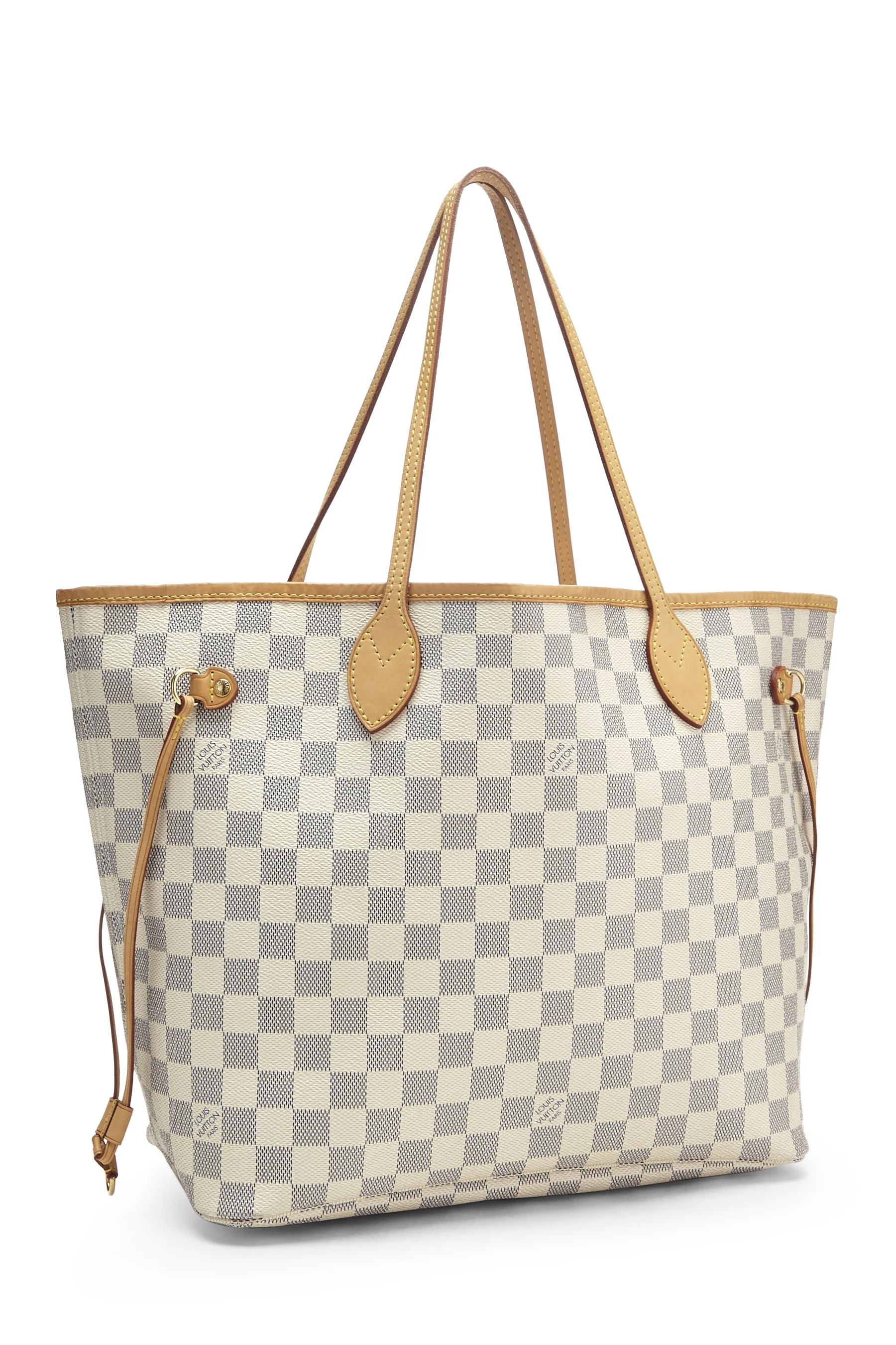 Louis Vuitton Damier Azur Neverfull Tote Handbag - Image 2