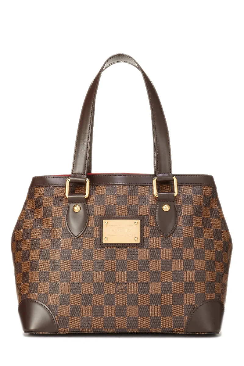 Louis Vuitton Damier Ebene Hampstead PM Tote Handbag