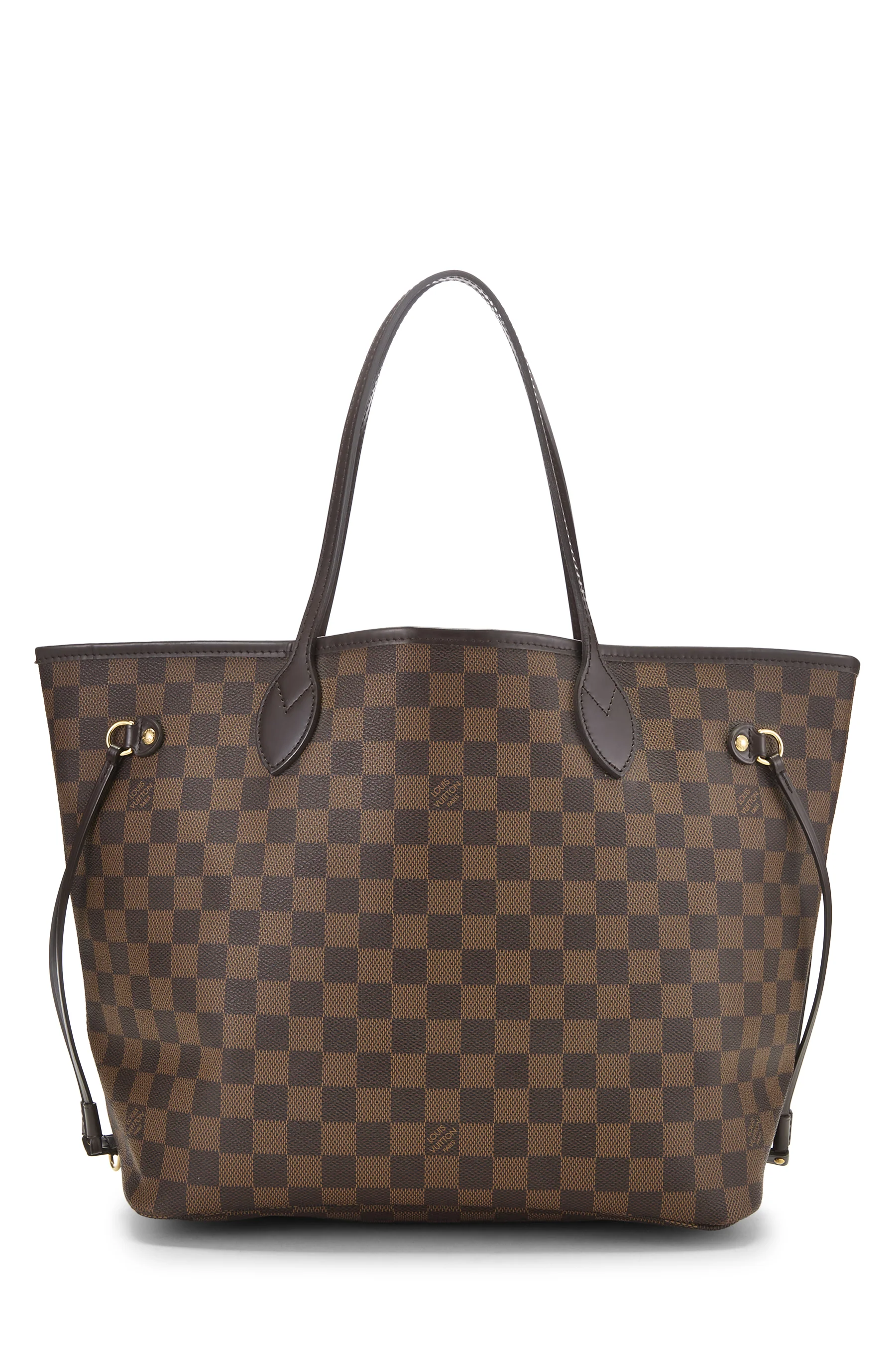 Louis Vuitton Damier Ebene Neverfull MM Tote Handbag