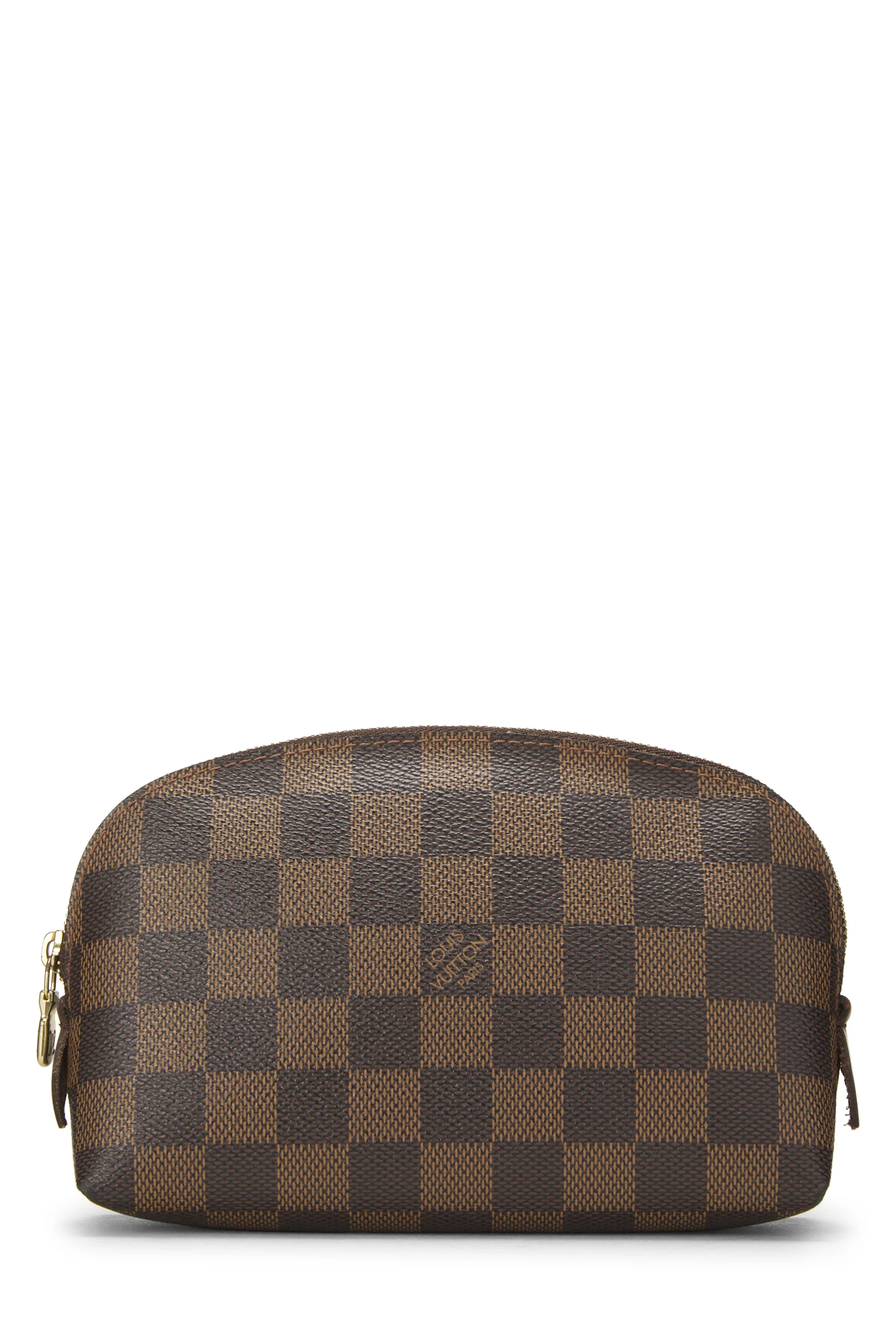 Louis Vuitton Damier Ebene Pochette Cosmetic Bag