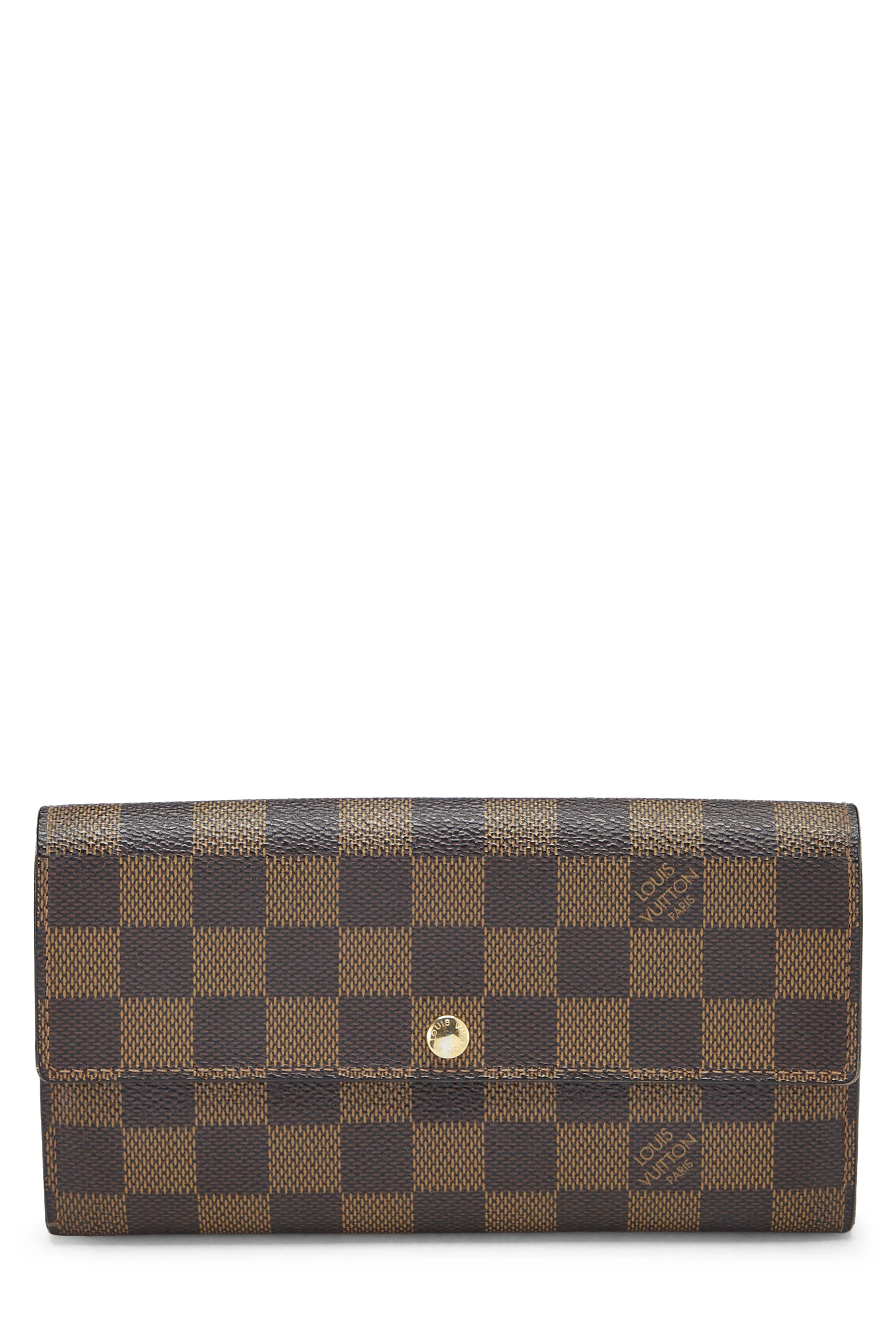 Louis Vuitton Damier Ebene Sarah Wallet