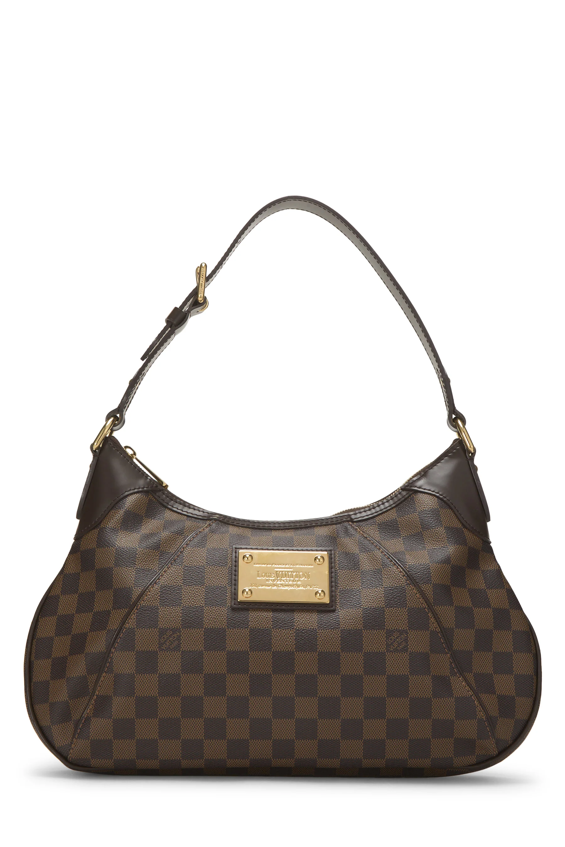 Louis Vuitton Damier Ebene Thames GM Shoulder Handbag