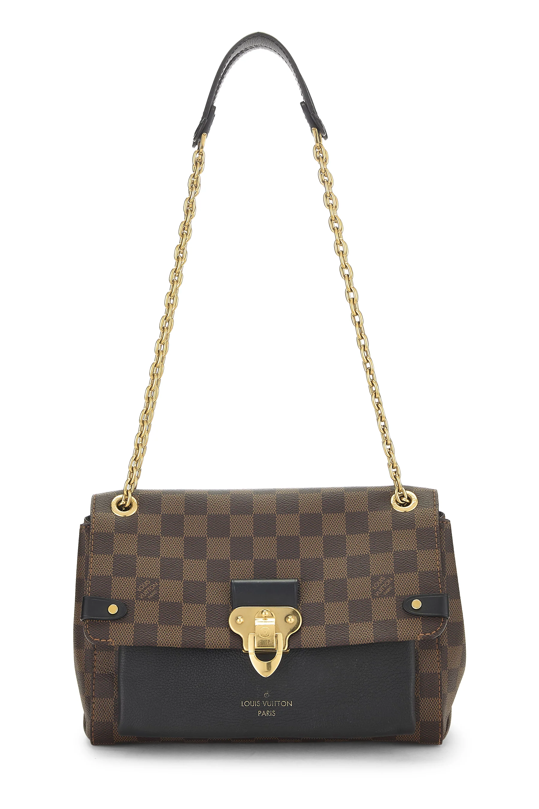 Louis Vuitton Damier Ebene Vavin Wallet On Chain Crossbody Handbag