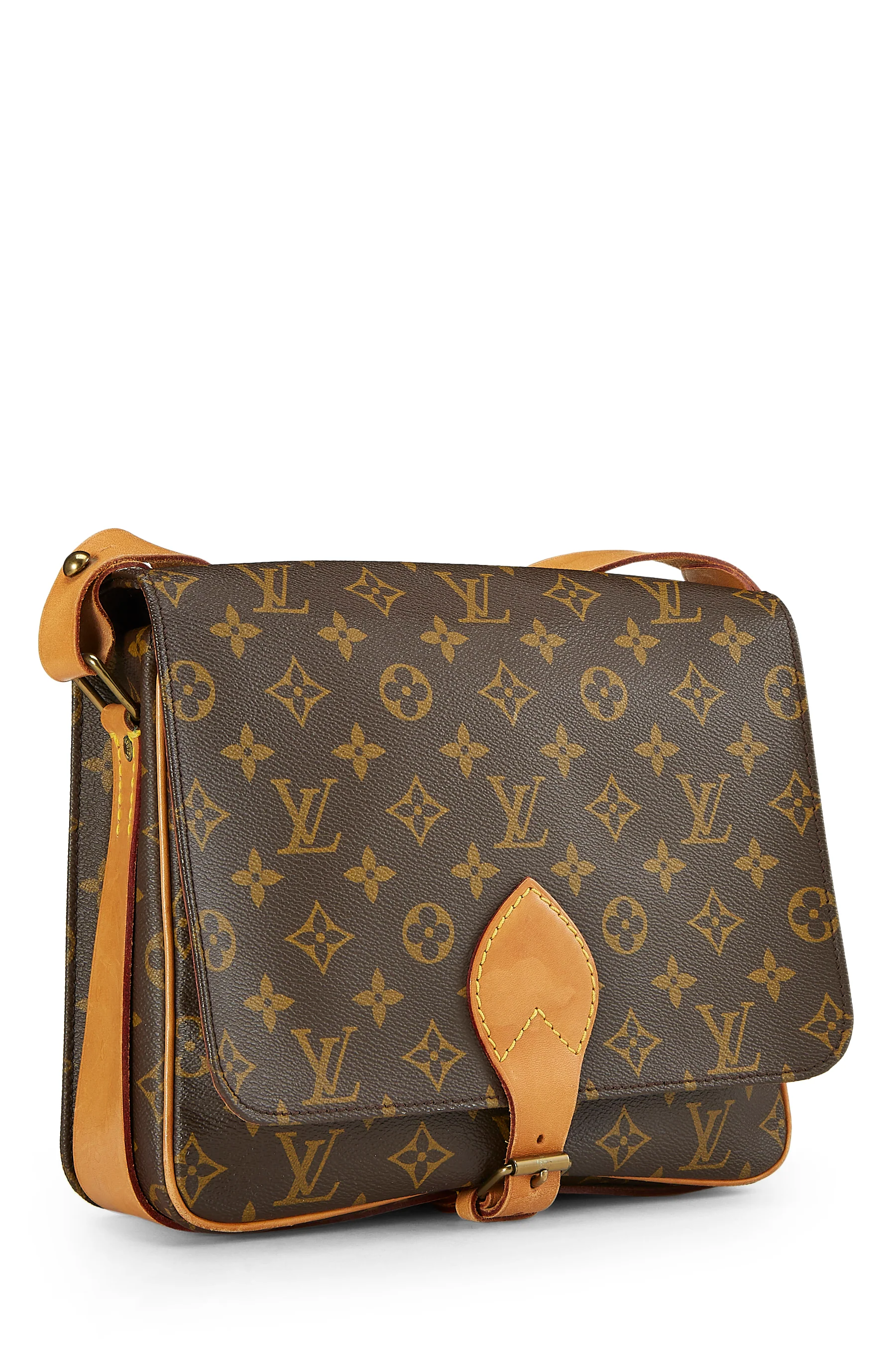 Louis Vuitton Monogram Canvas Cartouchiere Crossbody Handbag - Image 2