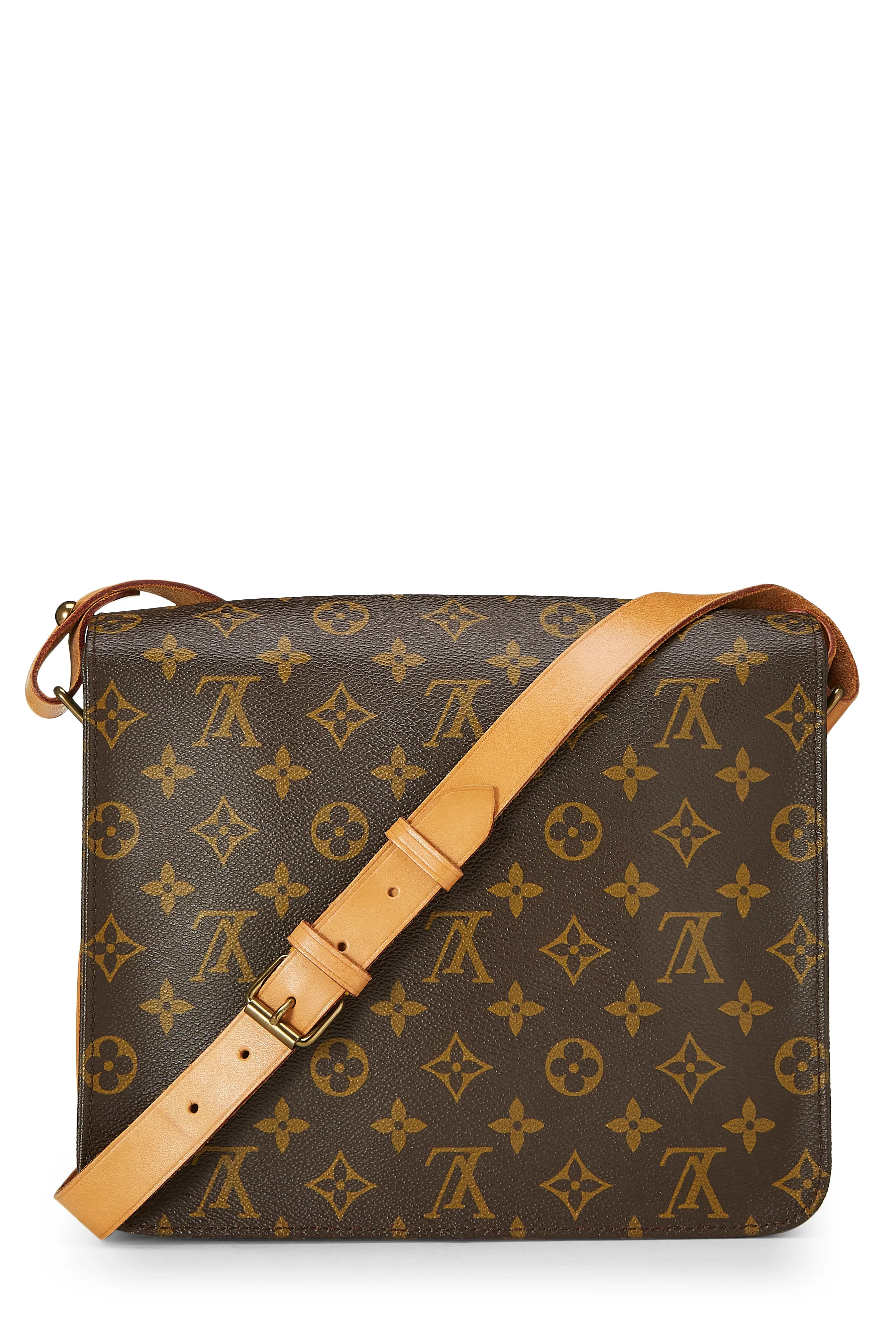 Louis Vuitton Monogram Canvas Cartouchiere Crossbody Handbag - Image 4