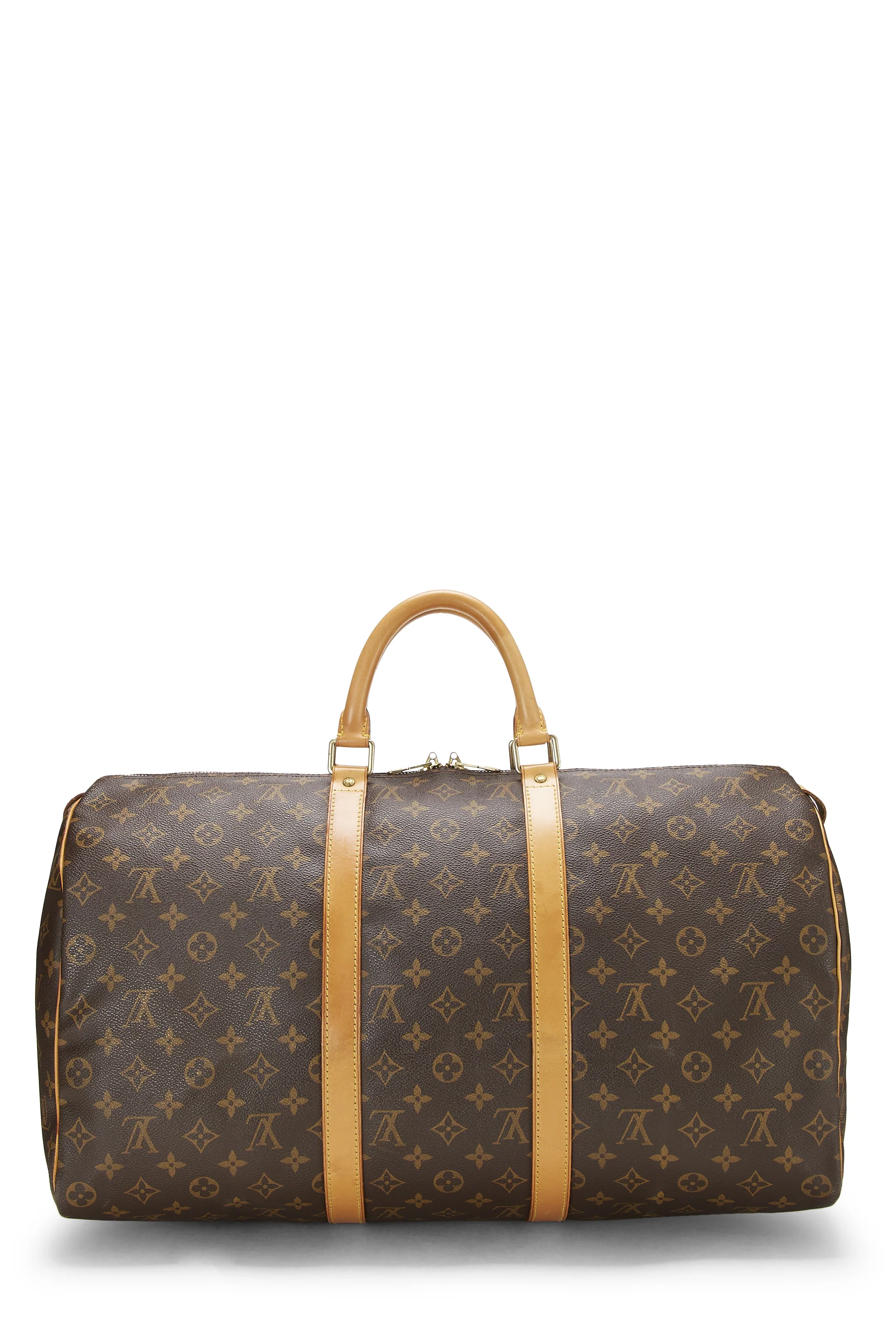 Louis Vuitton Monogram Keepall 50 Bandouliere Travel Bag - Image 3