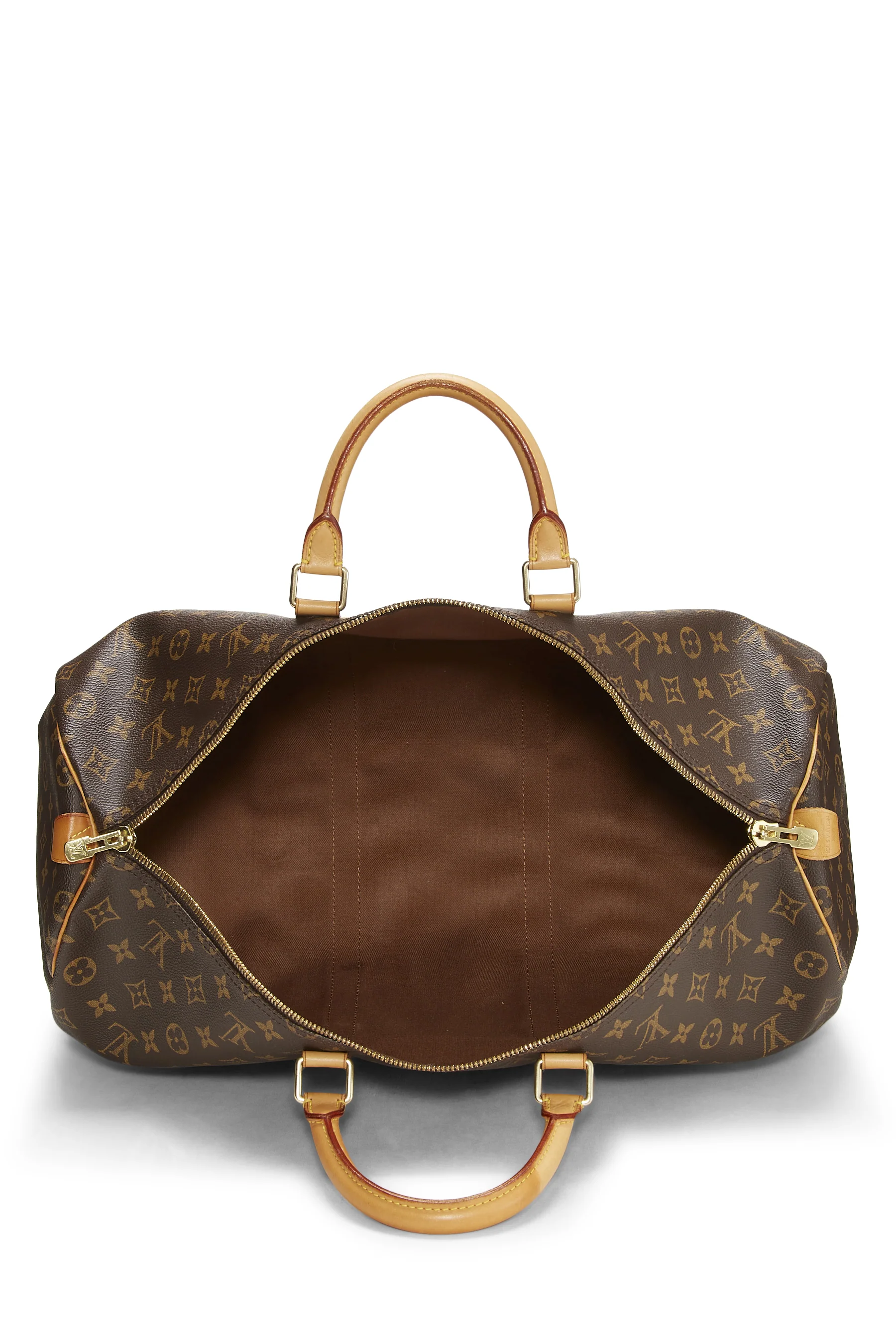 Louis Vuitton Monogram Keepall 50 Bandouliere Travel Bag - Image 6