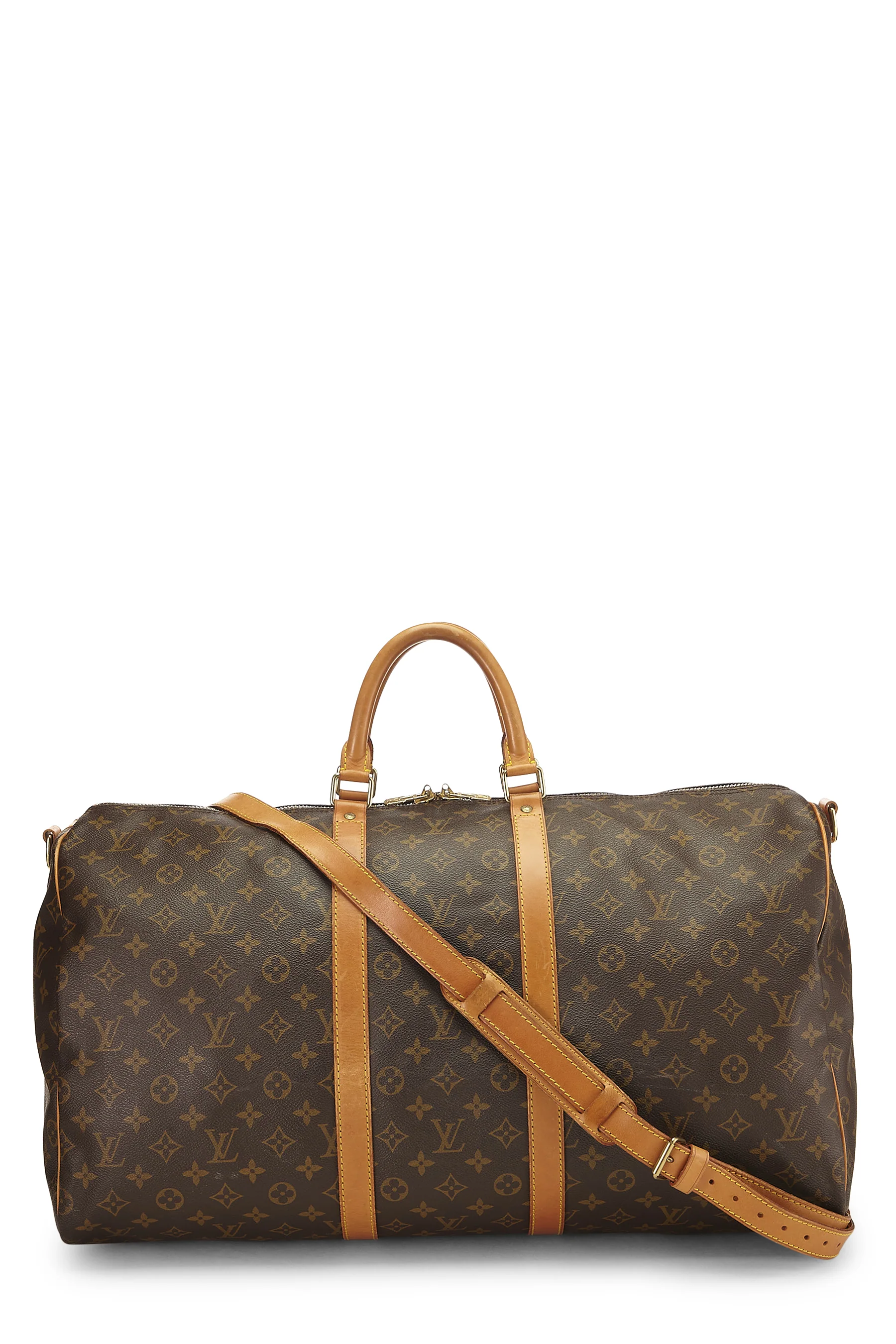 Louis Vuitton Monogram Canvas Keepall Bandouliere 55 Travel Bag - Image 2