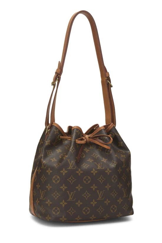 Louis Vuitton Monogram Canvas Petit NoƩ Bucket Handbag - Image 3