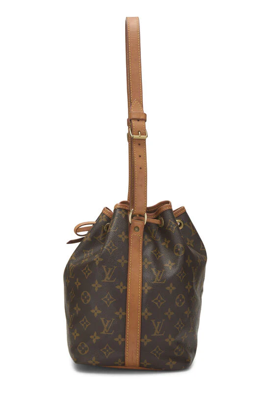 Louis Vuitton Monogram Canvas Petit NoƩ Bucket Handbag - Image 4