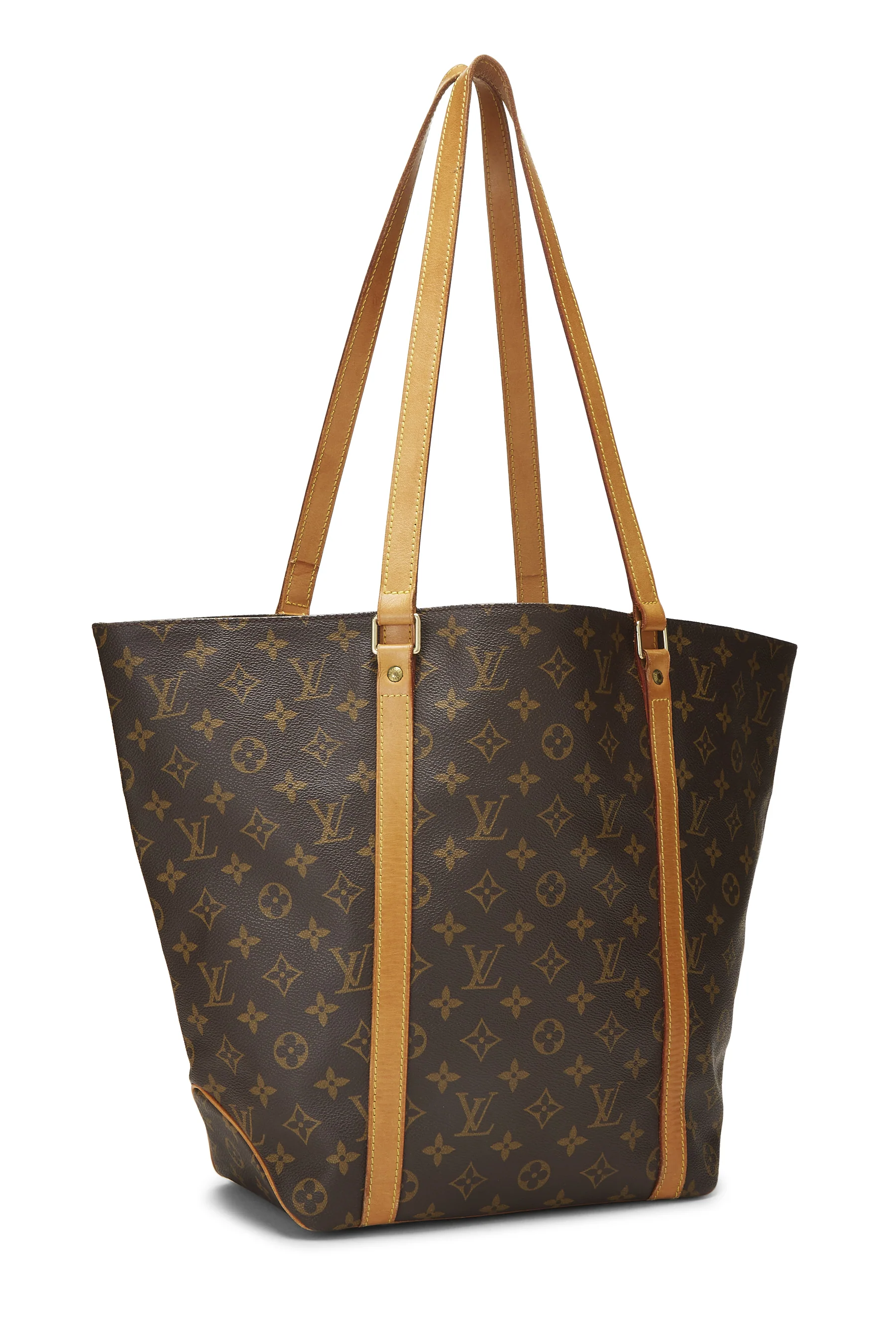 Louis Vuitton Monogram Sac Shopping Tote Handbag - Image 2