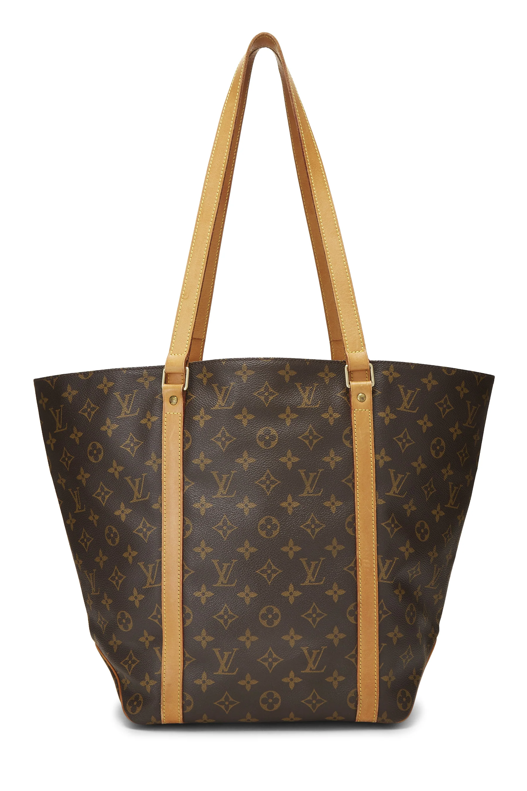 Louis Vuitton Monogram Sac Shopping Tote Handbag - Image 4