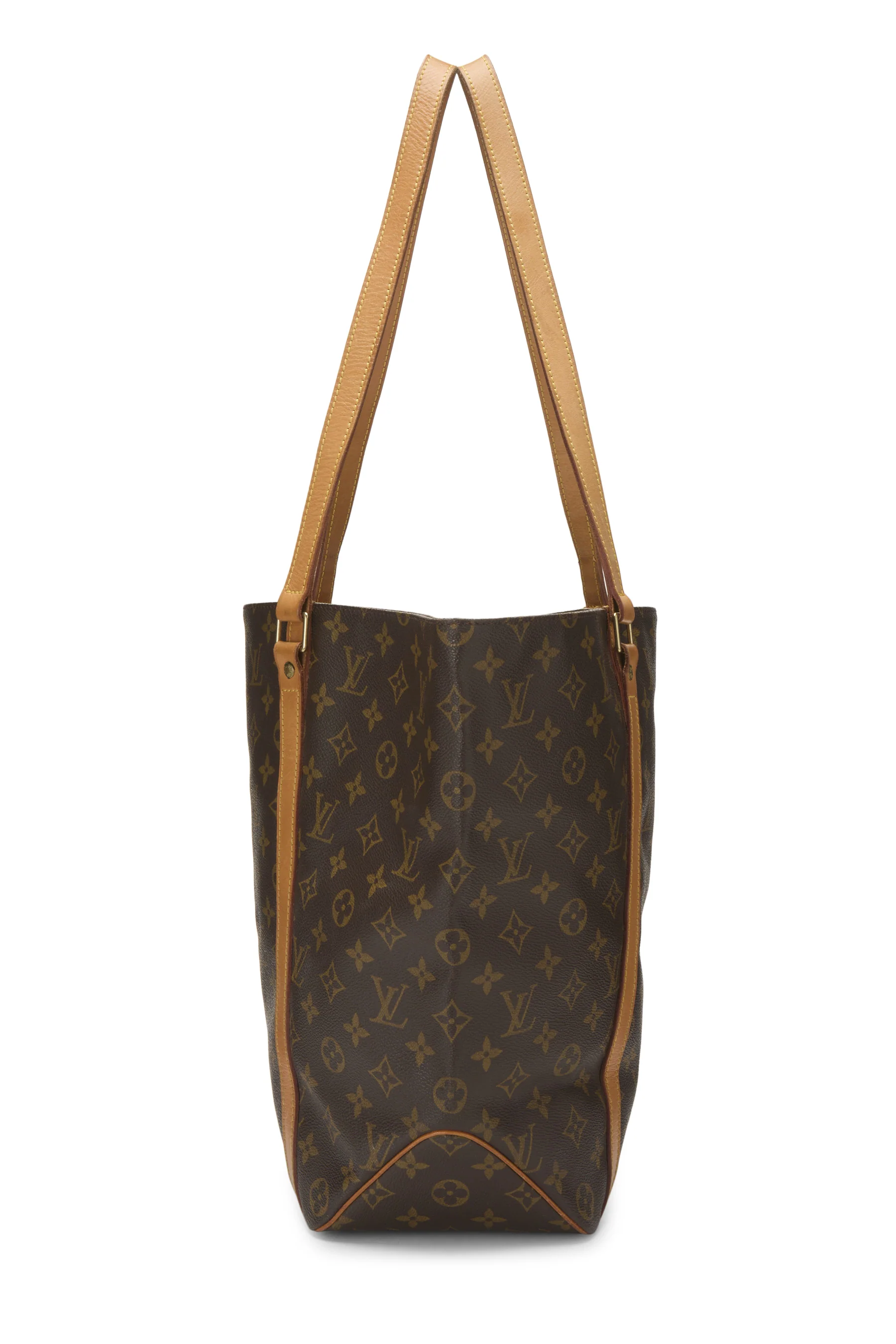 Louis Vuitton Monogram Sac Shopping Tote Handbag - Image 3