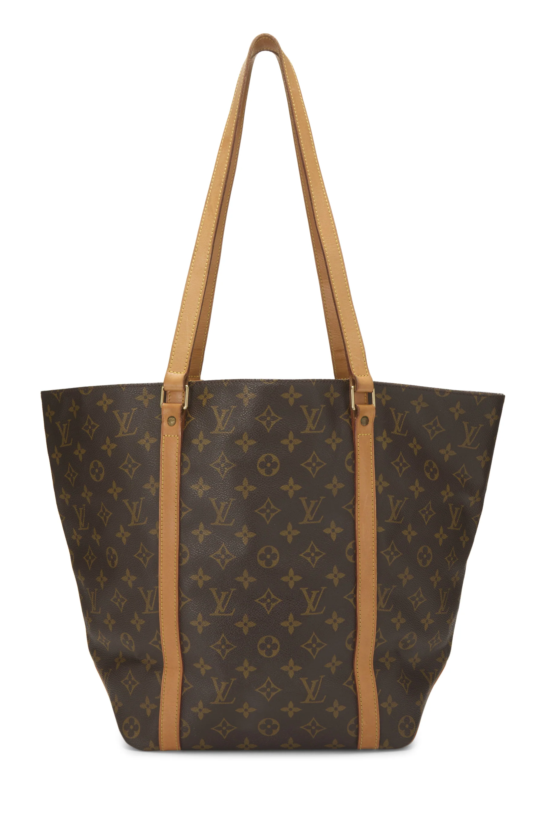 Louis Vuitton Monogram Sac Shopping Tote Handbag - Image 4