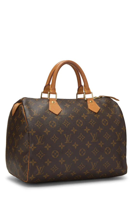 Louis Vuitton Monogram Canvas Speedy 30 Tote Handbag - Image 3