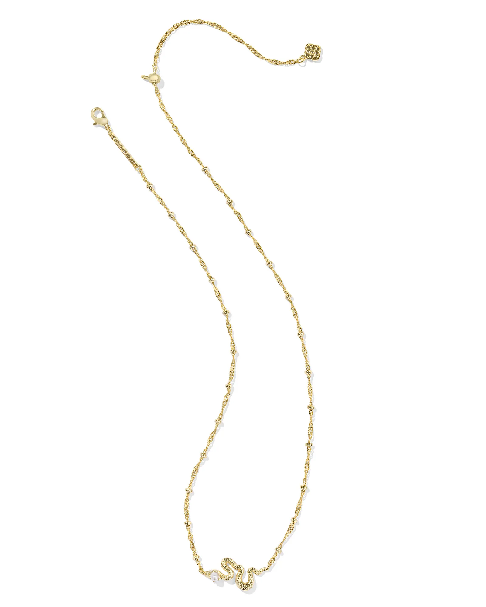 Kendra Scott Lyle Snake Short Pendant Necklace - Gold-Plated - Image 2