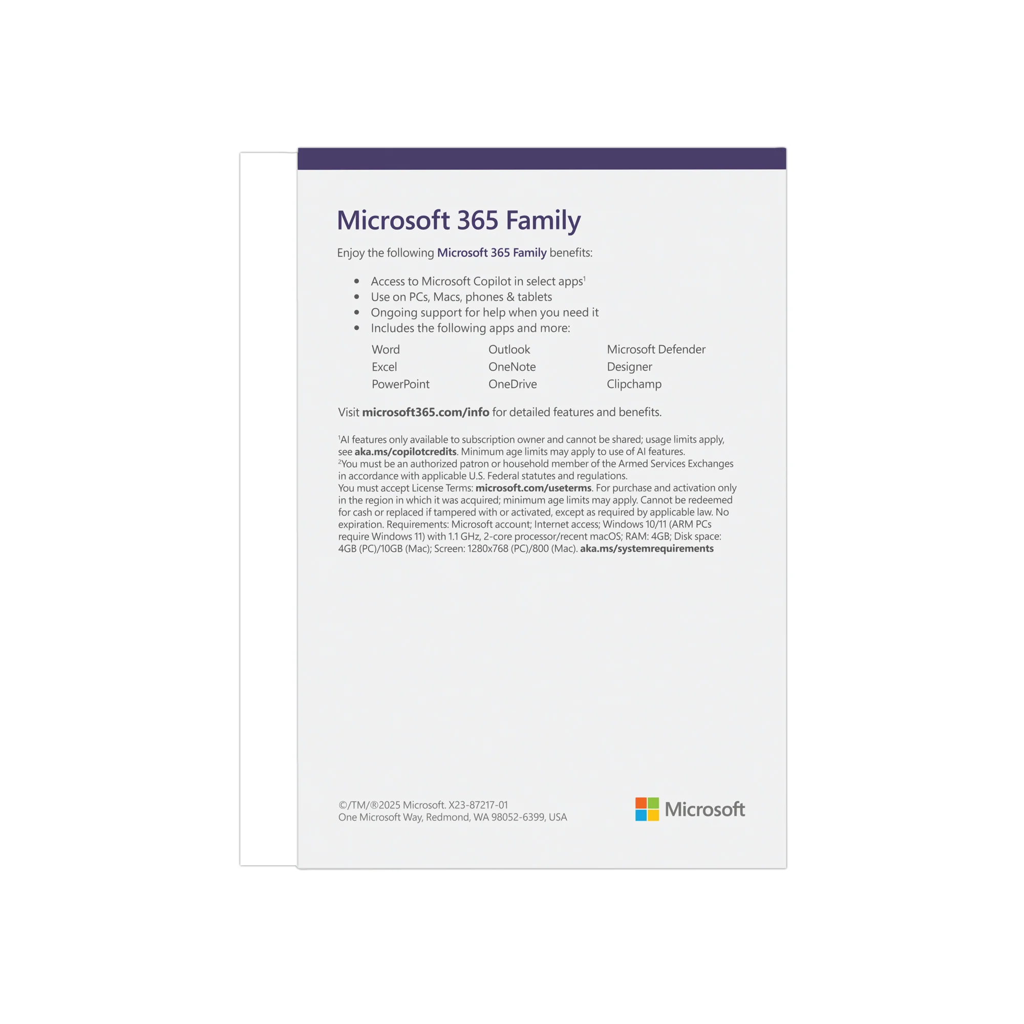 Microsoft 365 Family Military Appreciation Edition - Image 3