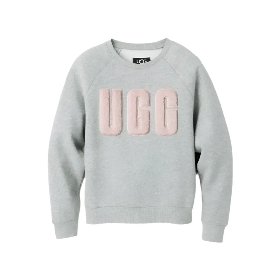 UGG Womens Madeline Fuzzy Logo Crewneck Sweatshirt - Image 2