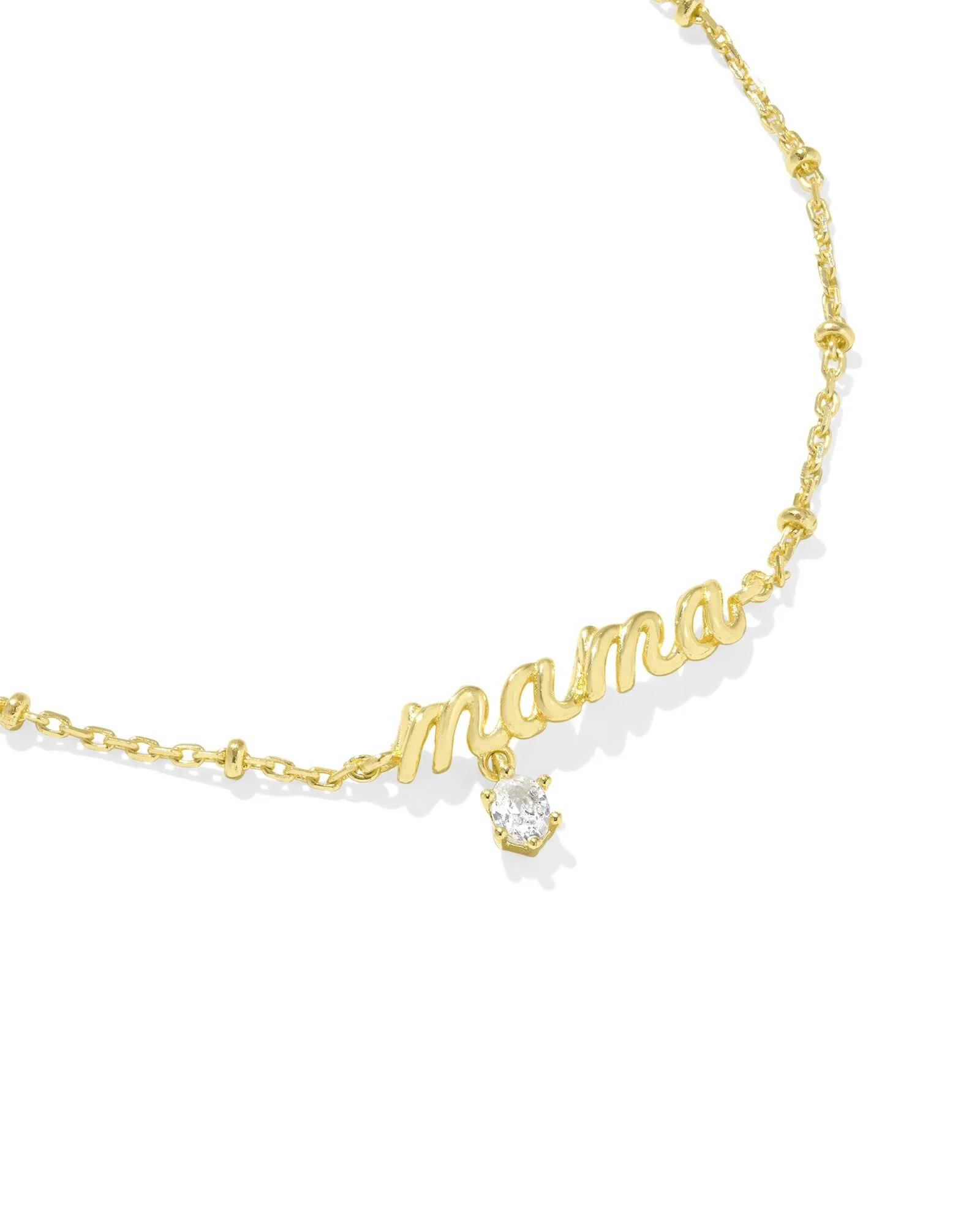 Kendra Scott Mama Crystal Delicate Bracelet - Gold-Plated - Image 2