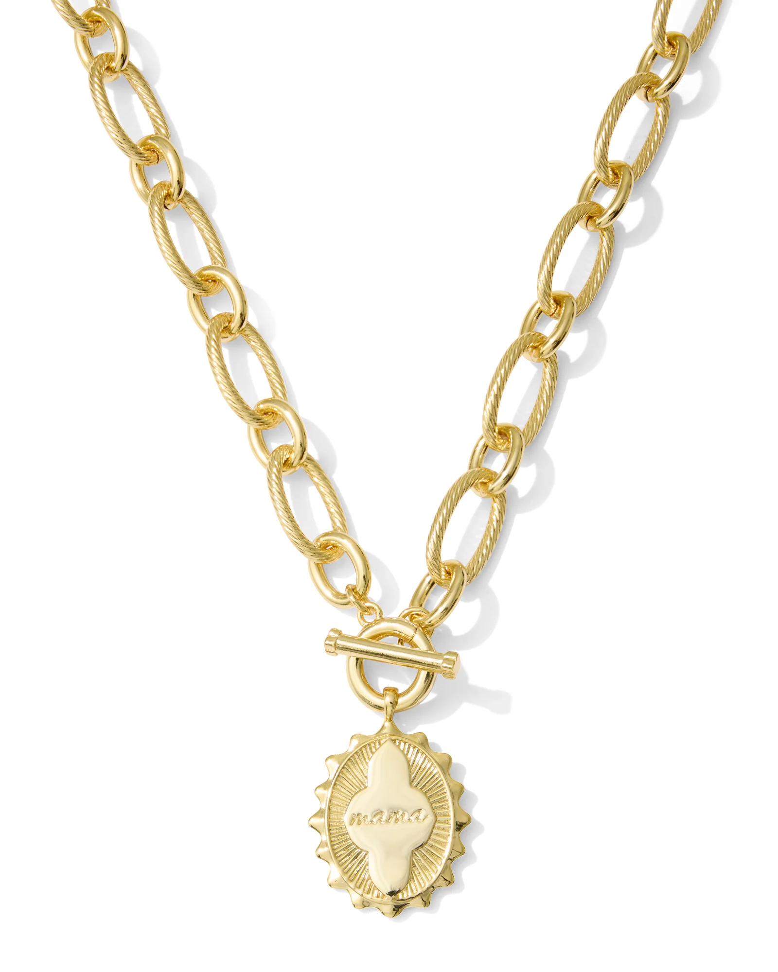 Kendra Scott Mama Gold Link and Chain Necklace
