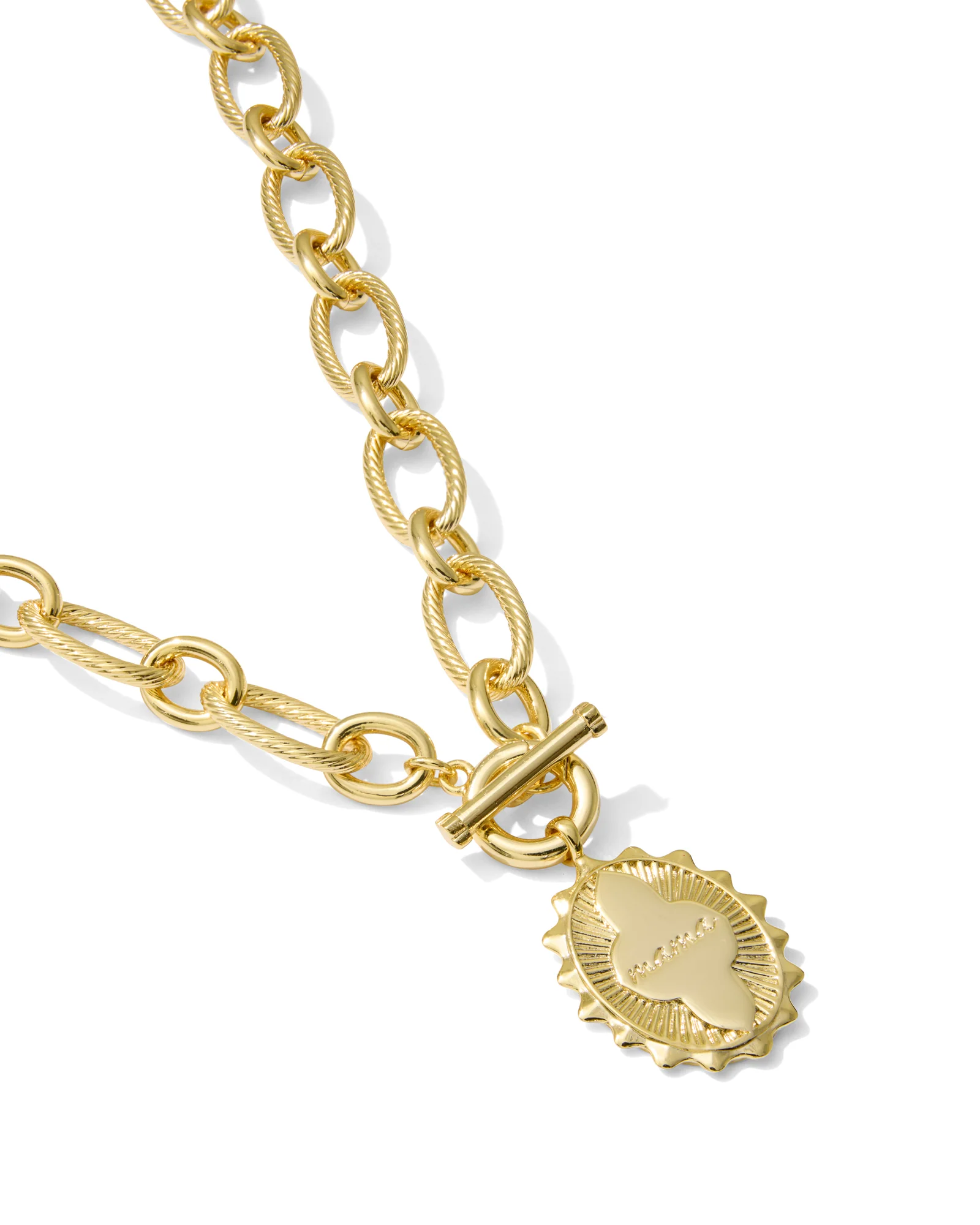 Kendra Scott Mama Gold Link and Chain Necklace - Image 3