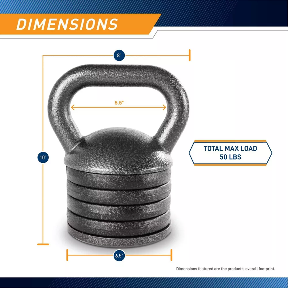 Marcy Adjustable Kettlebell - 21 lbs. - Image 2