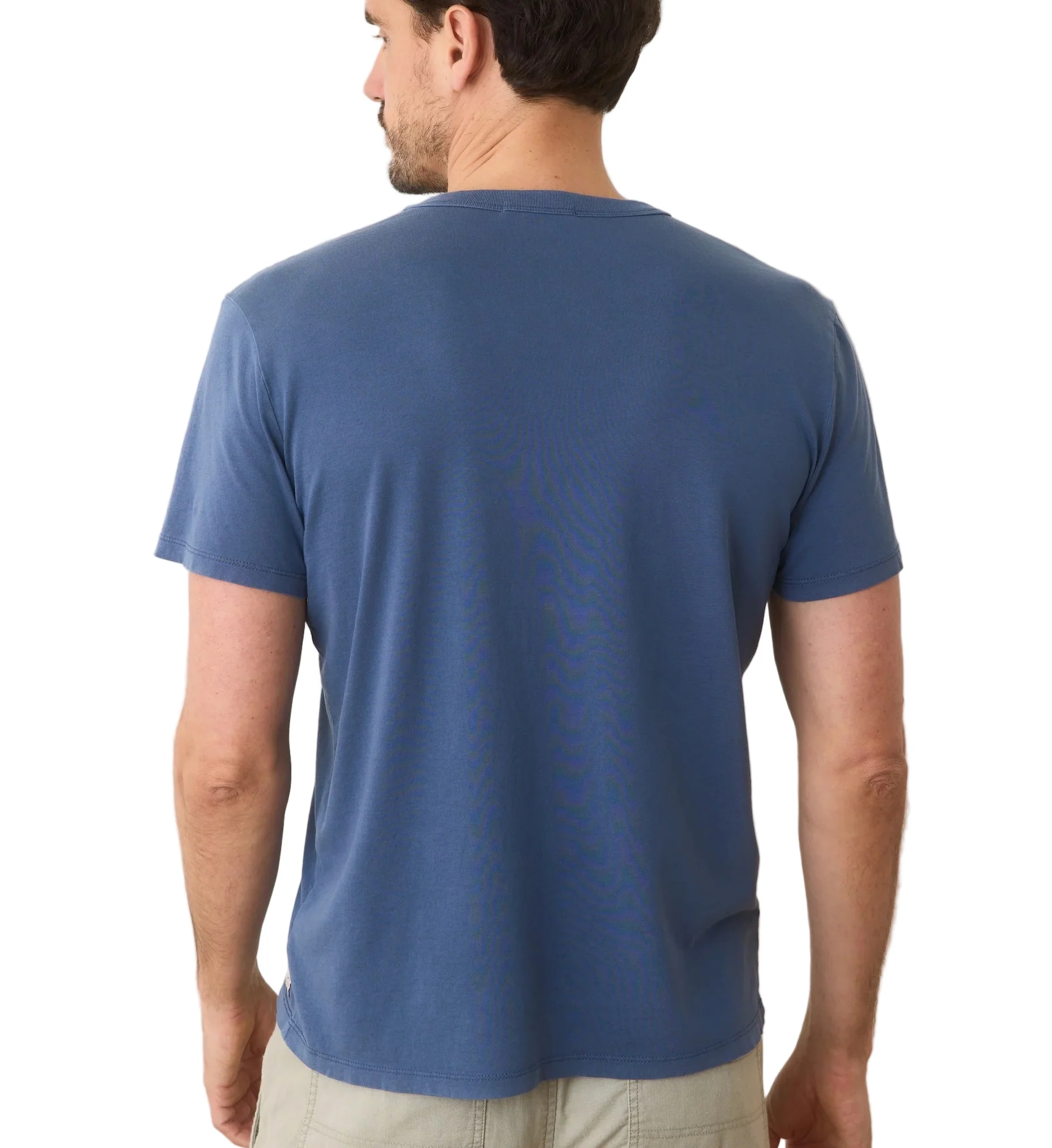 Marine Layer Mens Signature Sea Change Crew Short Sleeve T-Shirt - Image 3