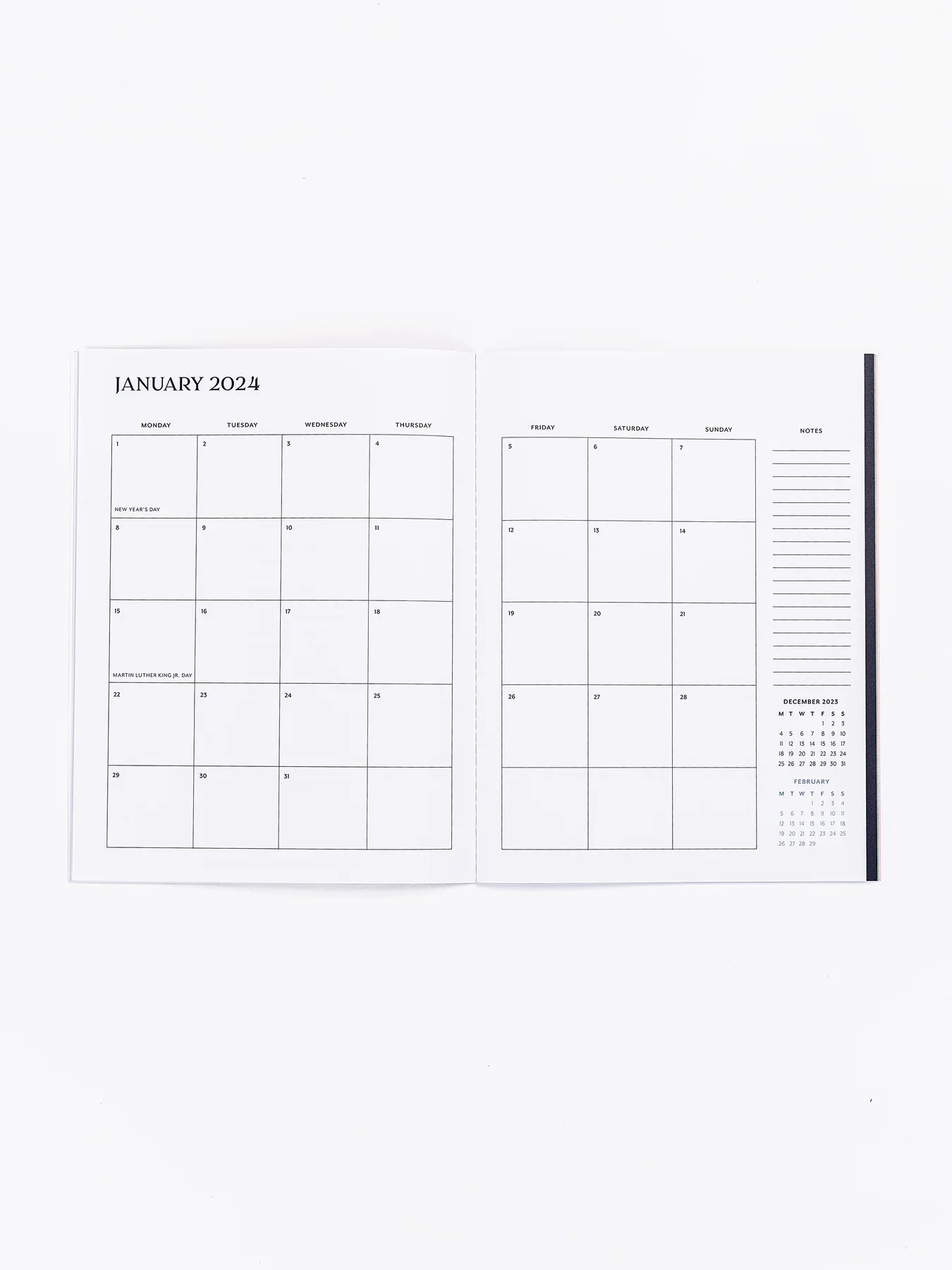 Mary Square Large Monthly Academic Planner - Picket Fence - Image 6