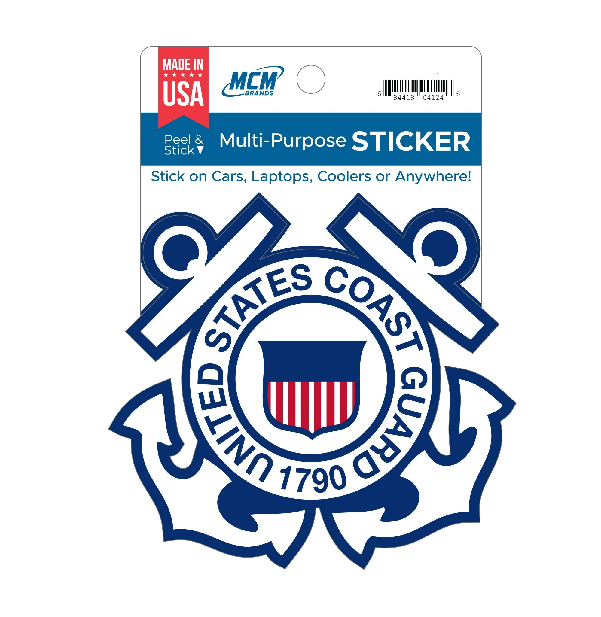 MCM Coast Guard Emblem Sticker