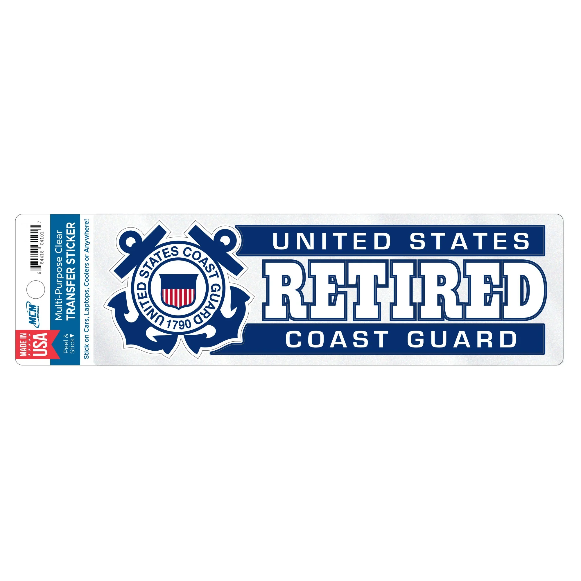 MCM Coast Guard Retired Stickers