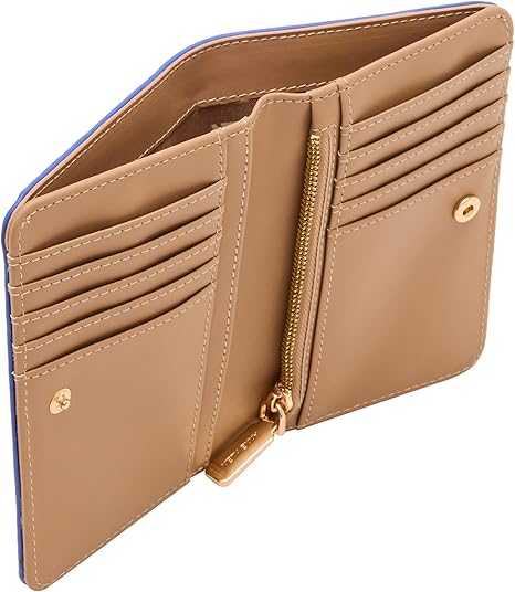 Anne Klein Blue Toile Medium Snap Bifold Wallet - Image 5