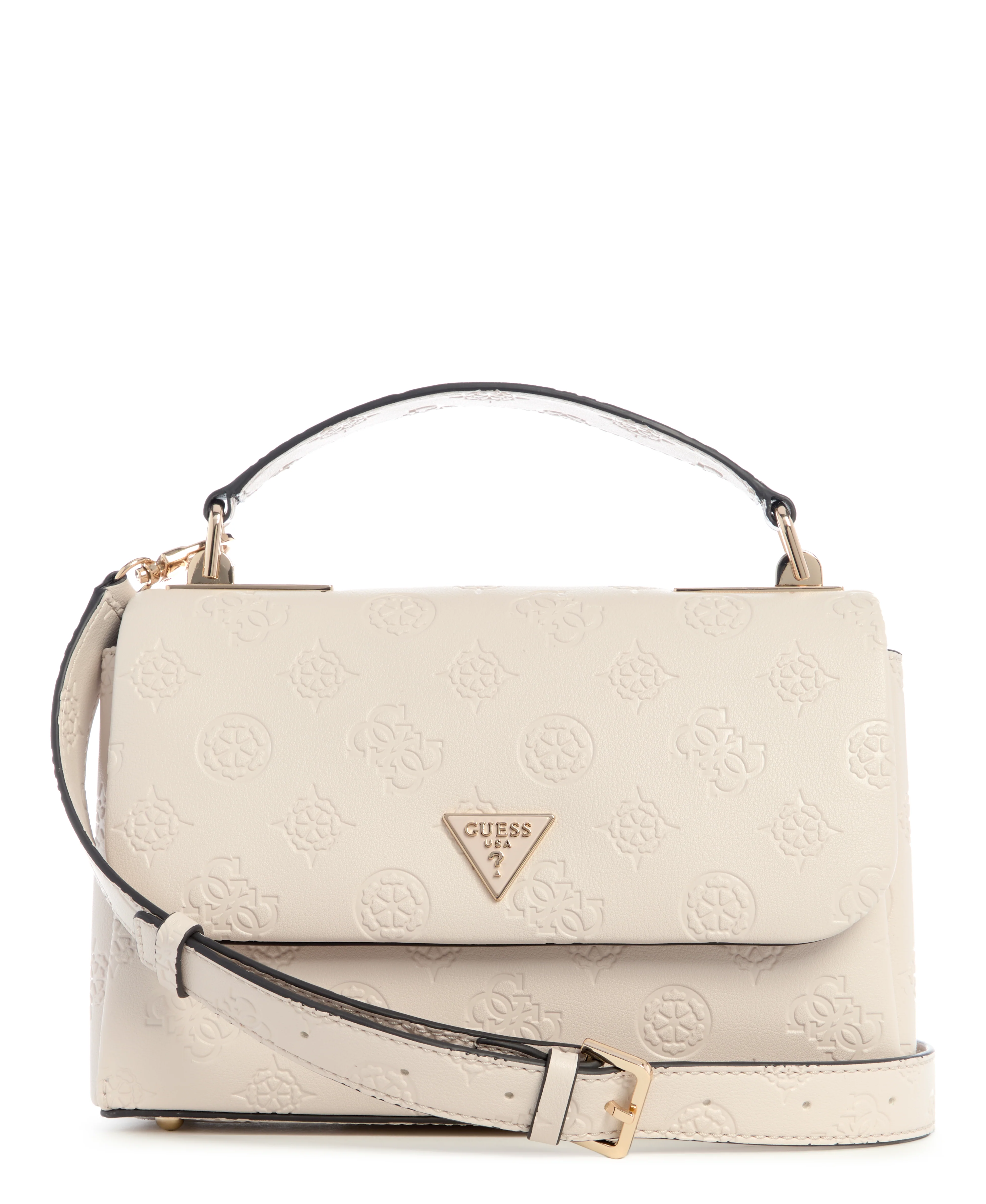 GUESS Tisha Top Handle Flap Crossbody Handbag
