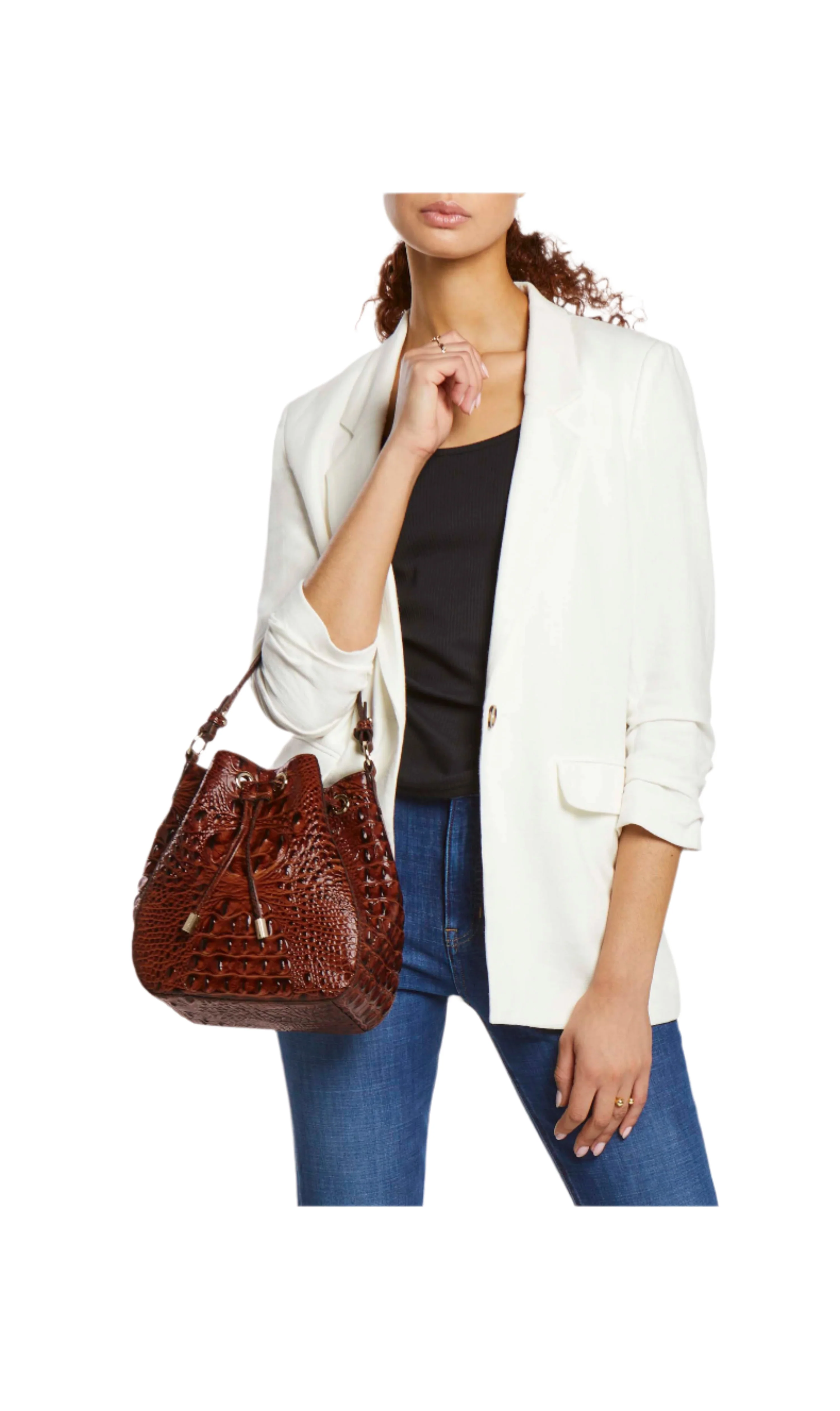 BRAHMIN Melinda Bucket Handbag - Image 5