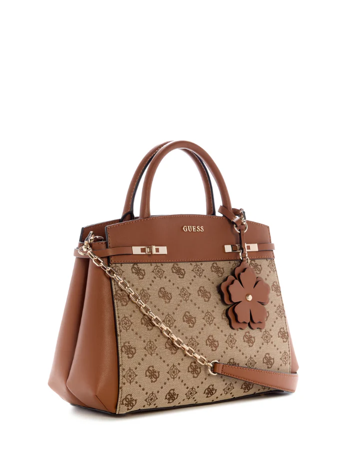 GUESS Melinda Logo Satchel Handbag - Image 2