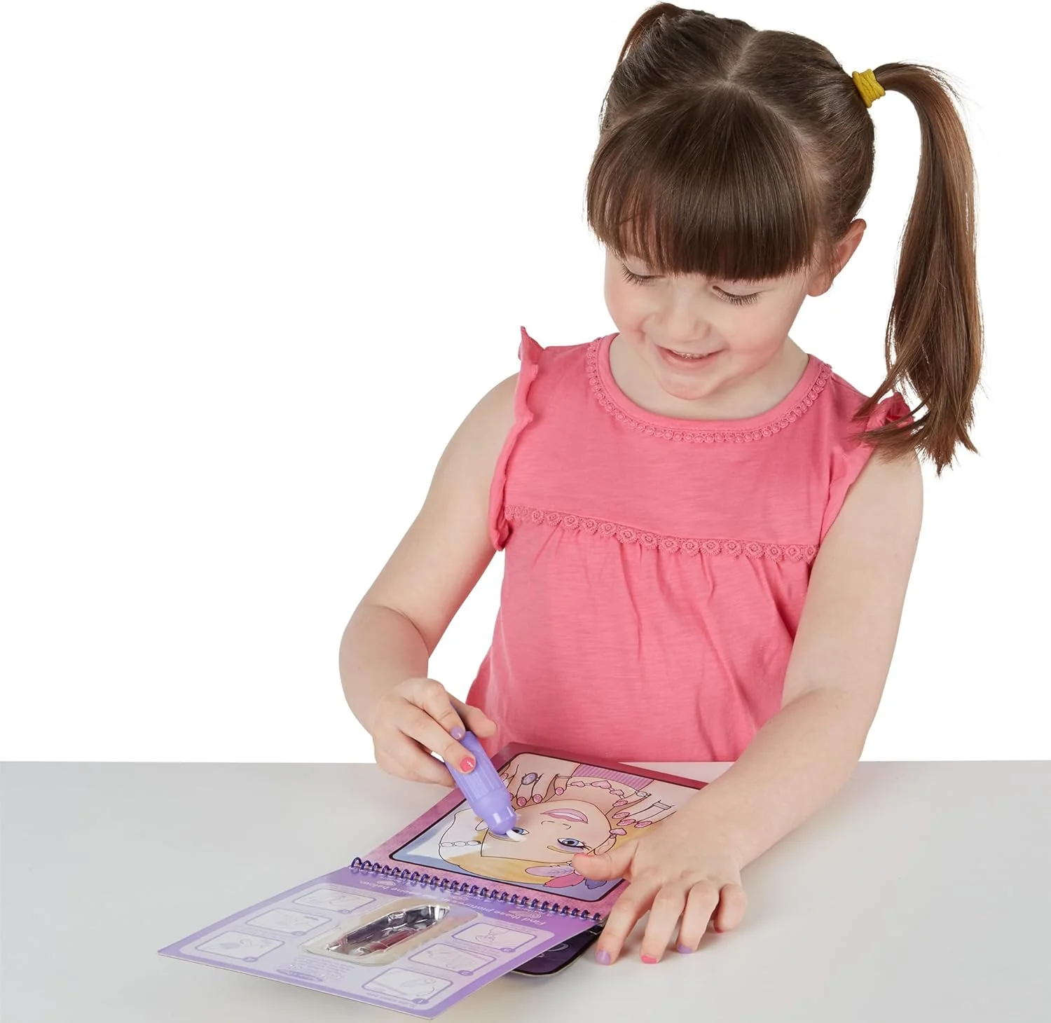 Melissa & Doug On the Go Water Wow! Reusable Water-Reveal Activity Pad - Makeup and Manicures - Image 10