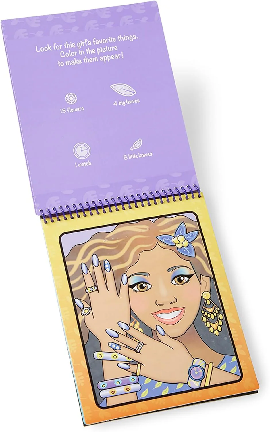 Melissa & Doug On the Go Water Wow! Reusable Water-Reveal Activity Pad - Makeup and Manicures - Image 4