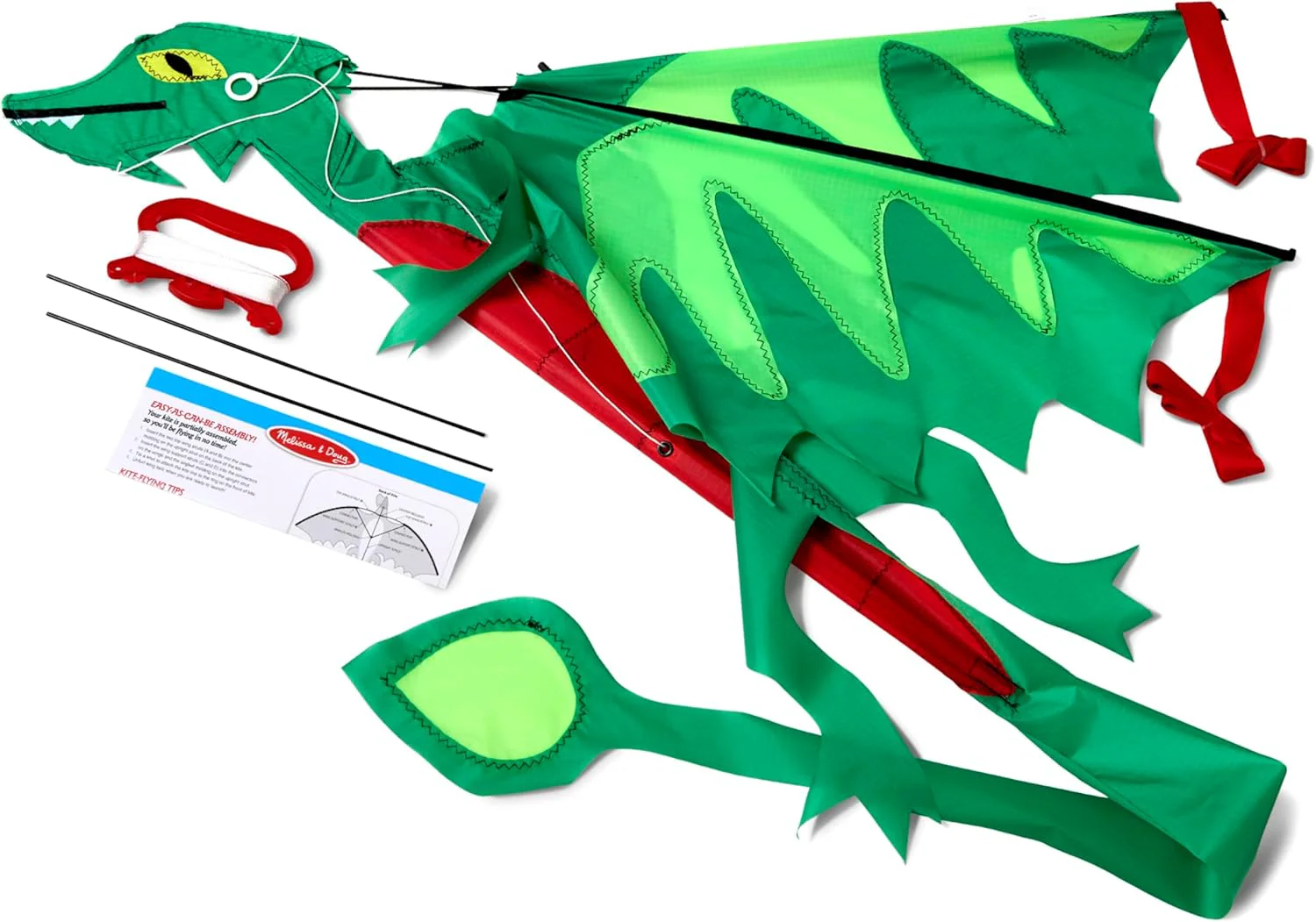 Melissa & Doug Winged Dragon Shaped Kite - 62" - Image 6