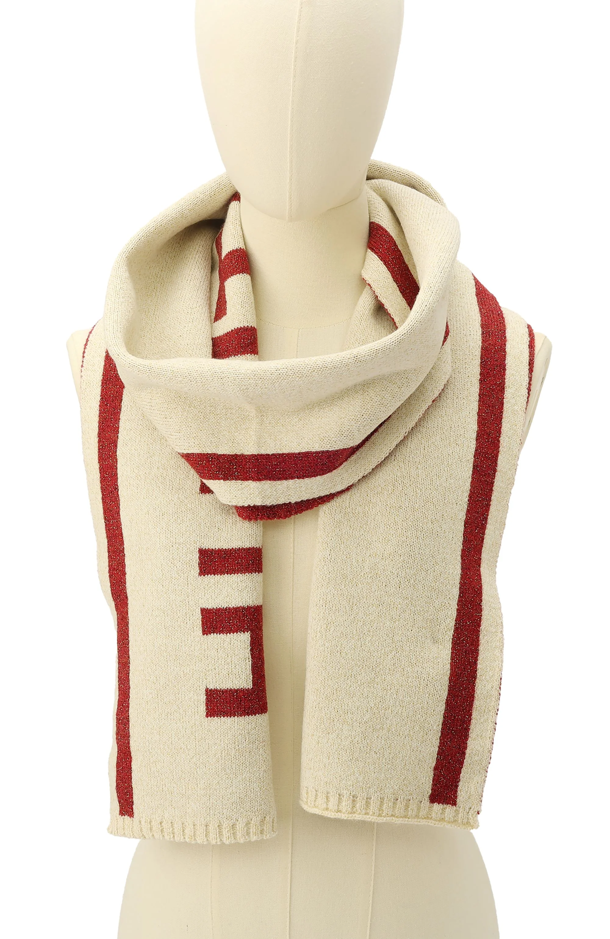 Hunter Metallic Rib Logo Scarf - Image 5