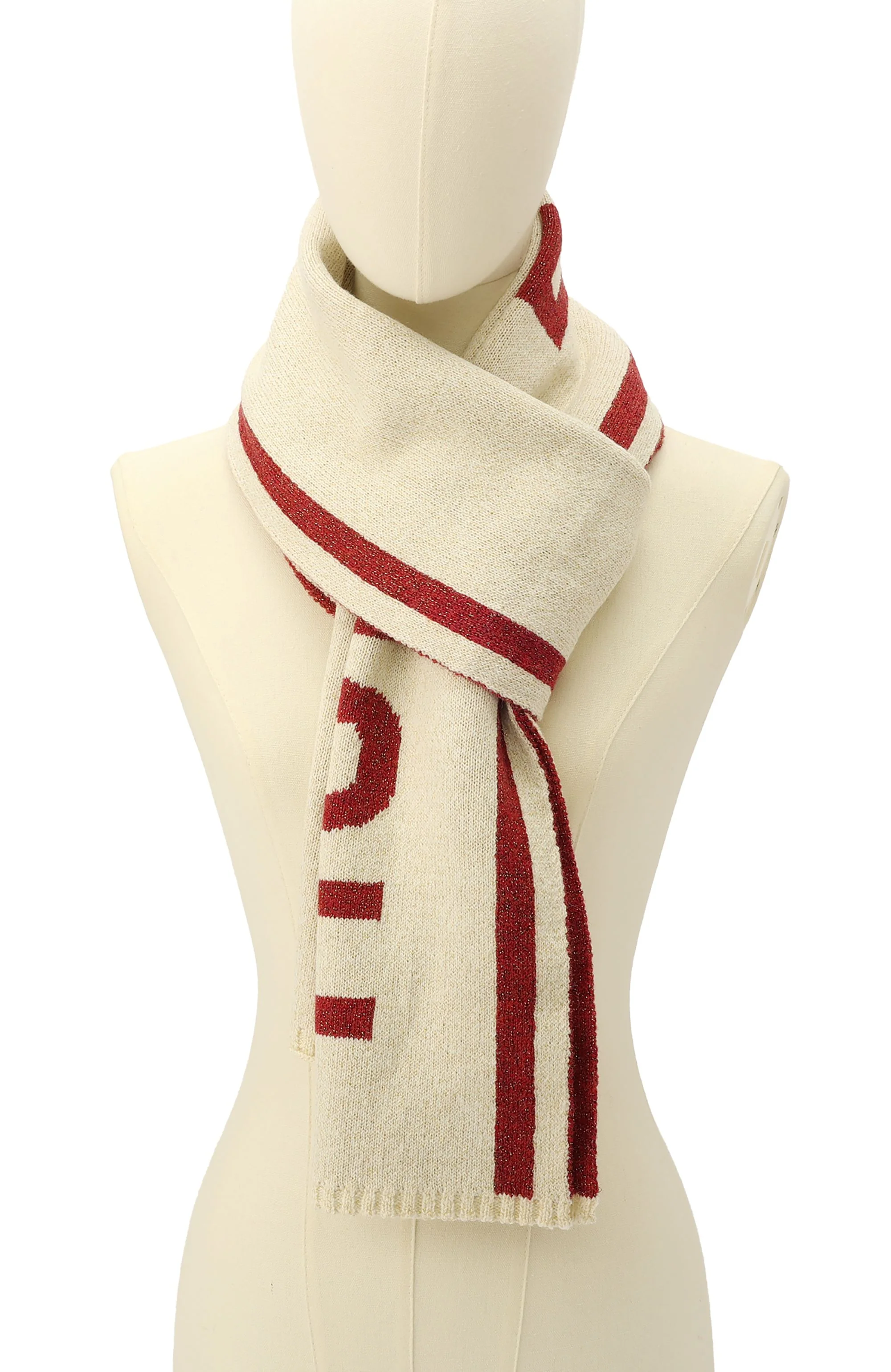 Hunter Metallic Rib Logo Scarf - Image 6