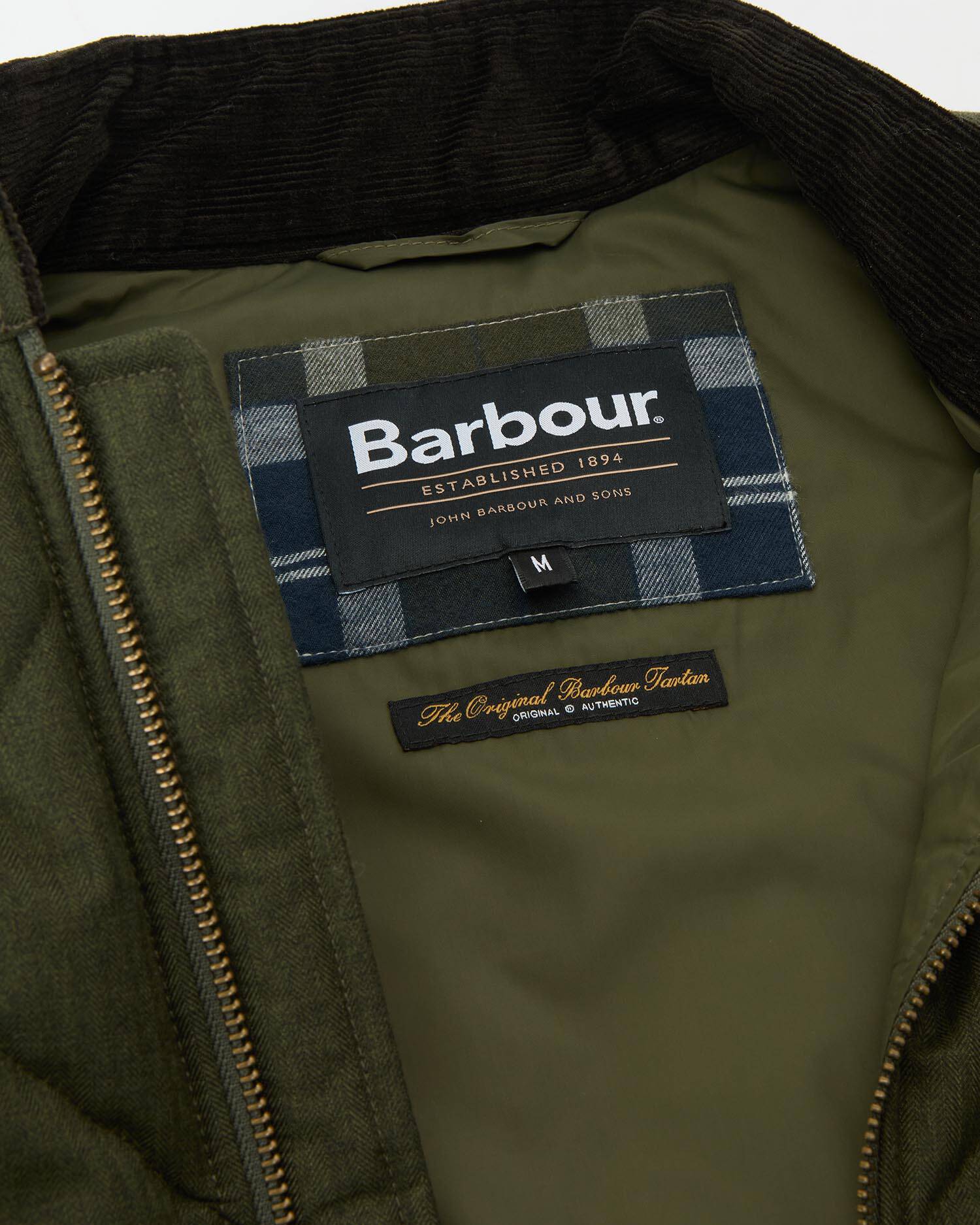 Barbour Mens City Harrington Quilted Gilet Vest - Image 5