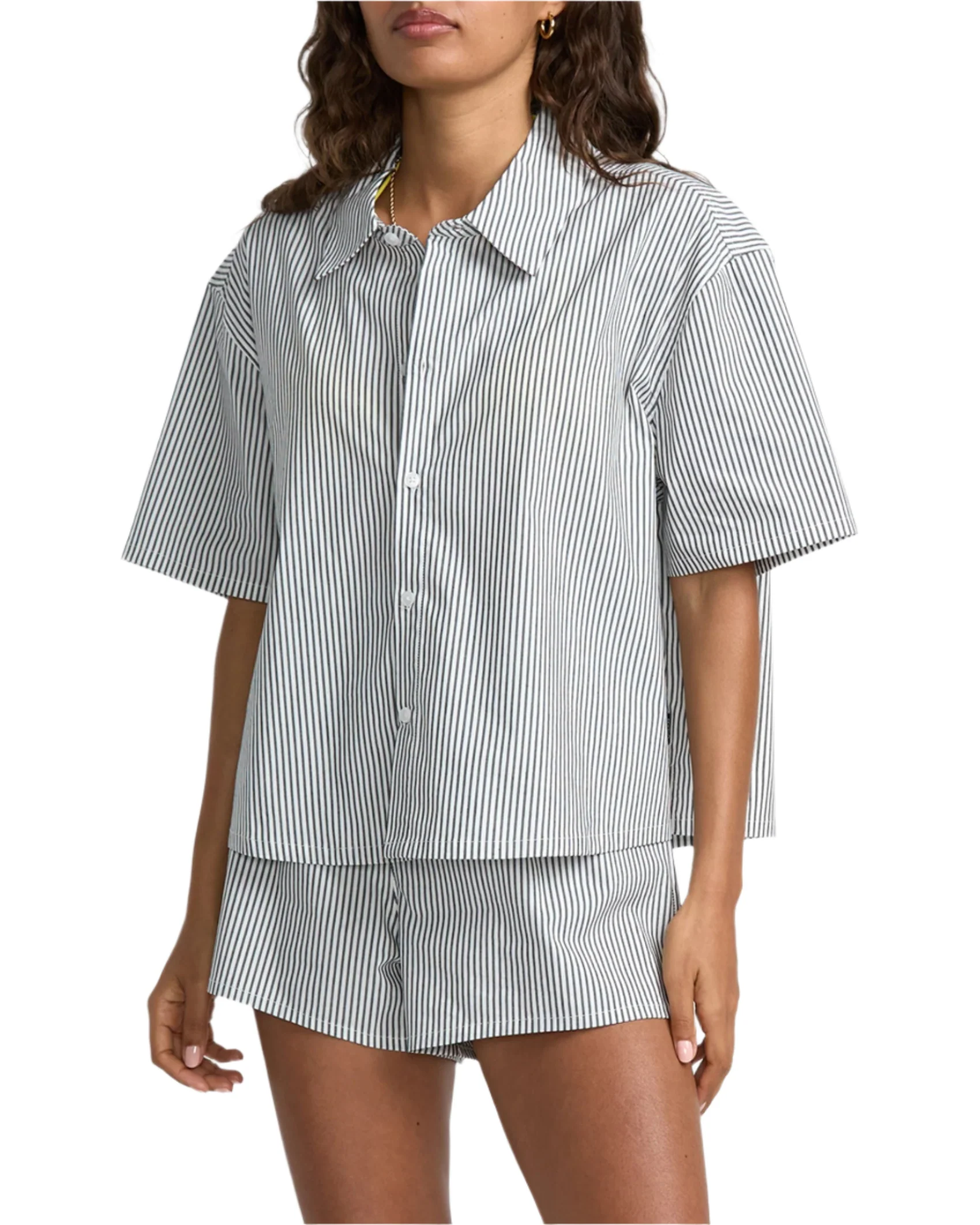 RVCA Womens Mikey Short Sleeve Top