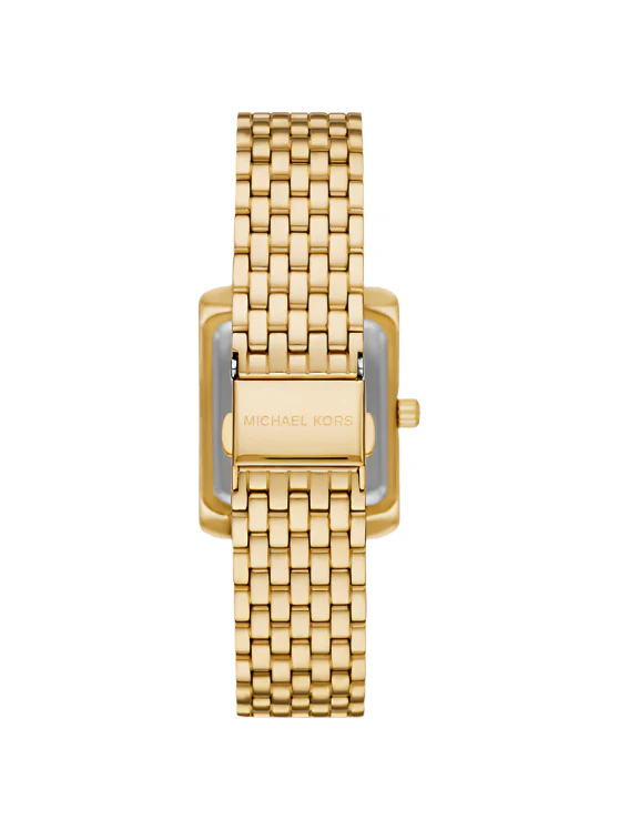 Michael Kors Womens Petite Emery Pavé Gold-Tone Watch - Image 3