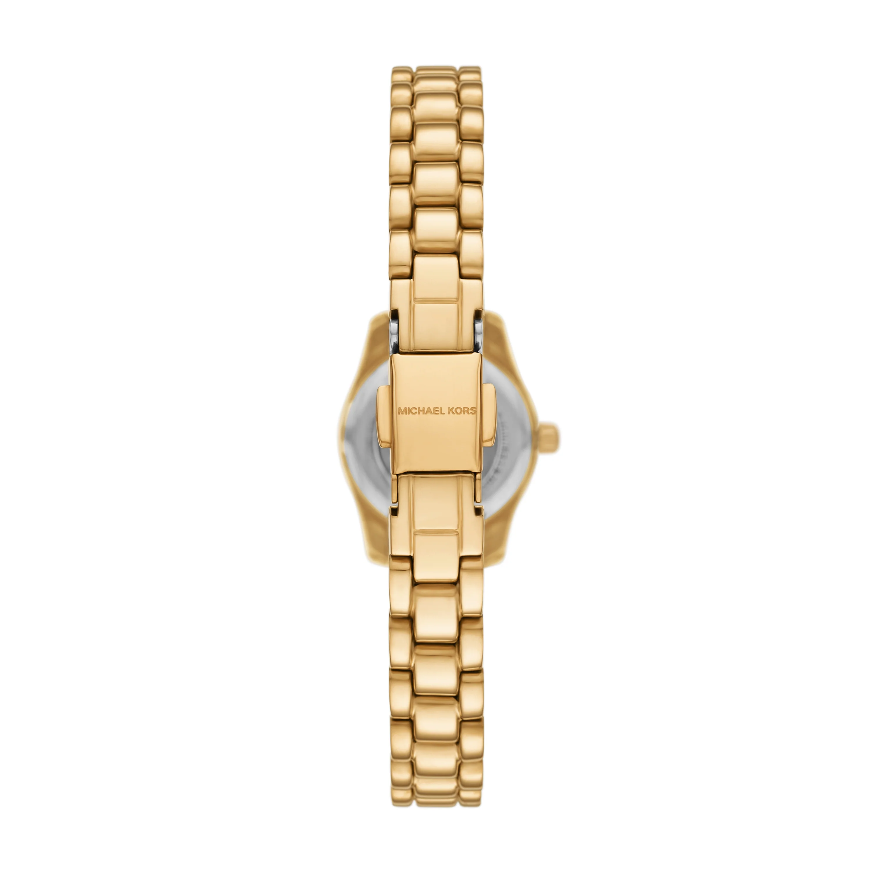 Michael Kors Womens Lexington Three-Hand Gold-Tone Stainless Steel Watch Gift Set - Image 2